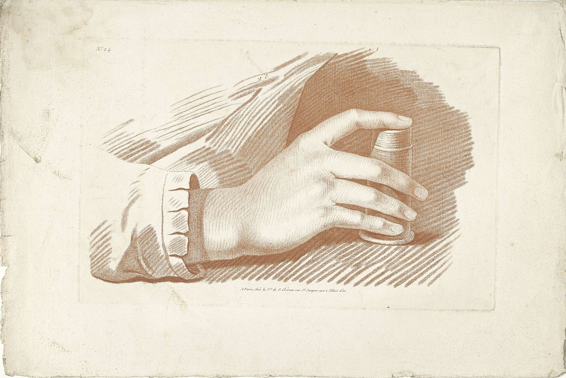 Studie van rechterhand by Gilles Demarteau