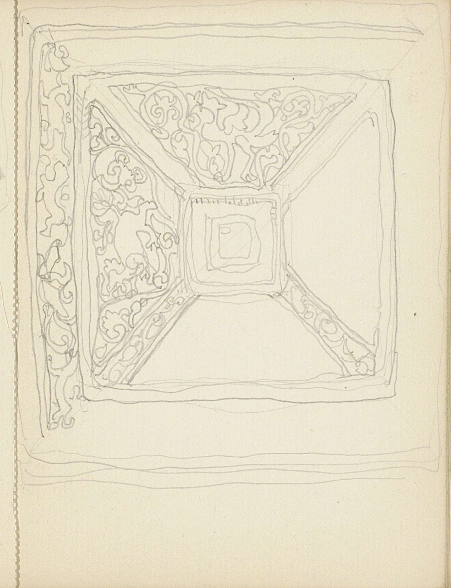 Decoratieve patronen binnen een vierkant by Reijer Stolk