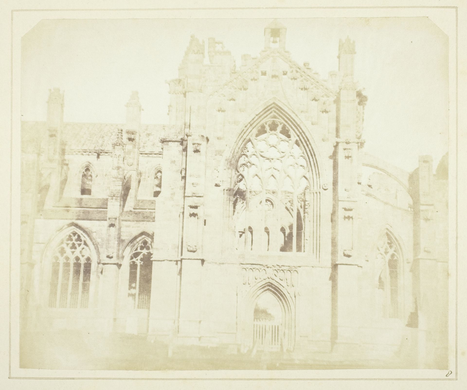 Melrose Abbey by William Henry Fox Talbot