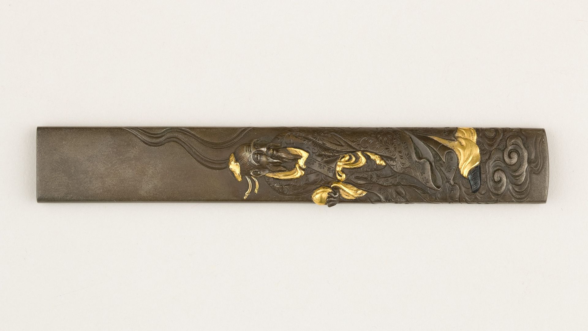 Knife Handle (Kozuka) by Tanaka Kiyotoshi (Kiyonaga)