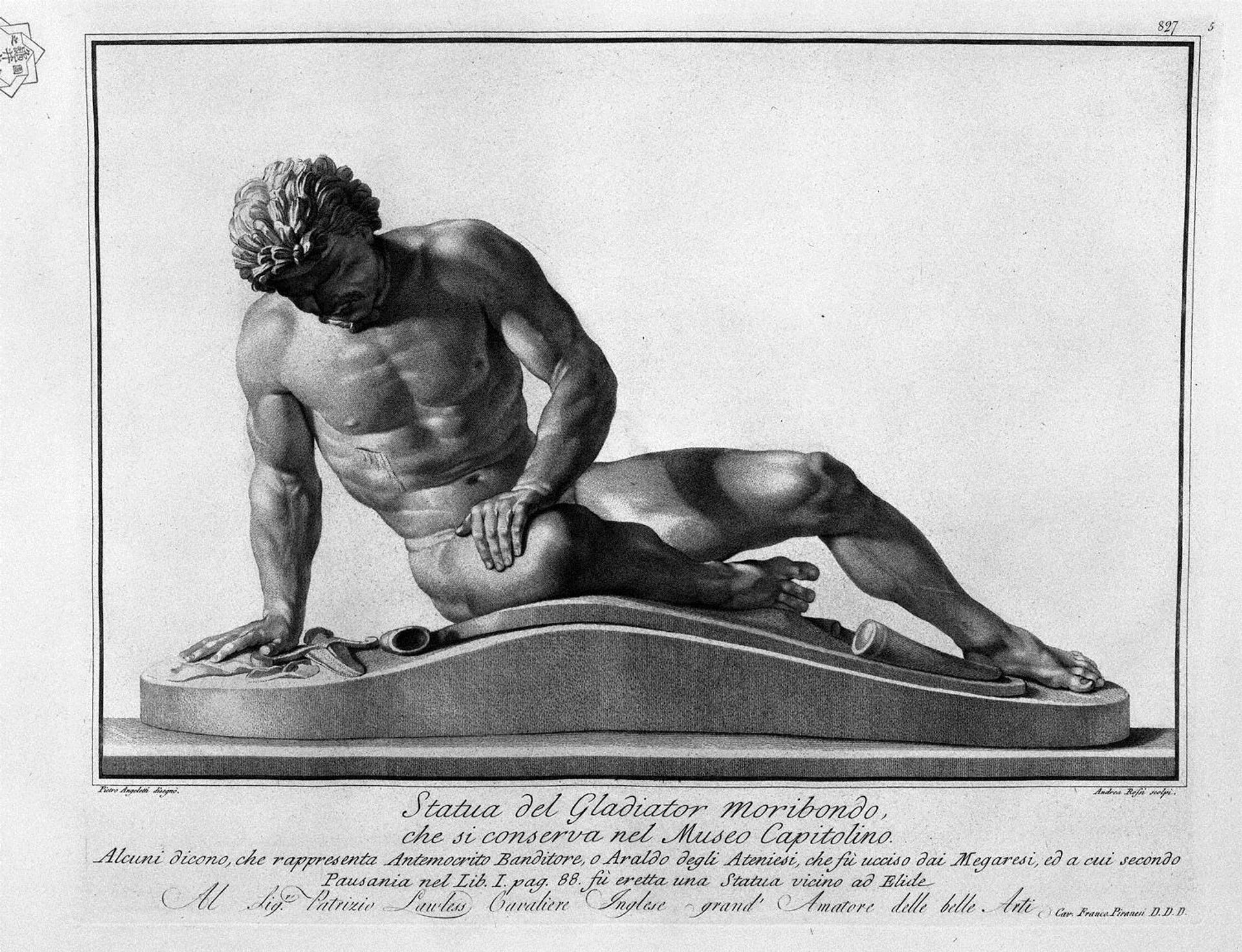 Gallo dying by Giovanni Battista Piranesi