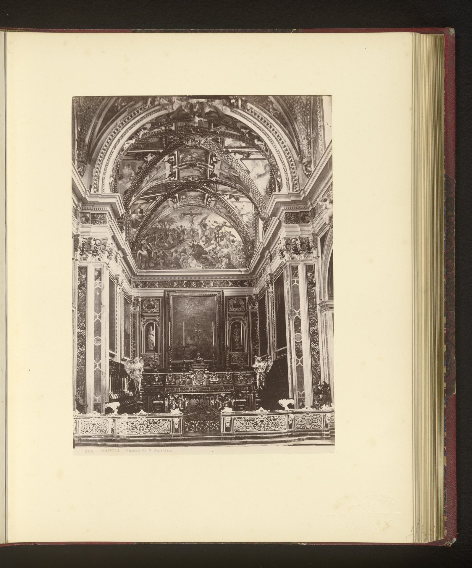 Interieur van Chiesa di San Martino by Giorgio Sommer