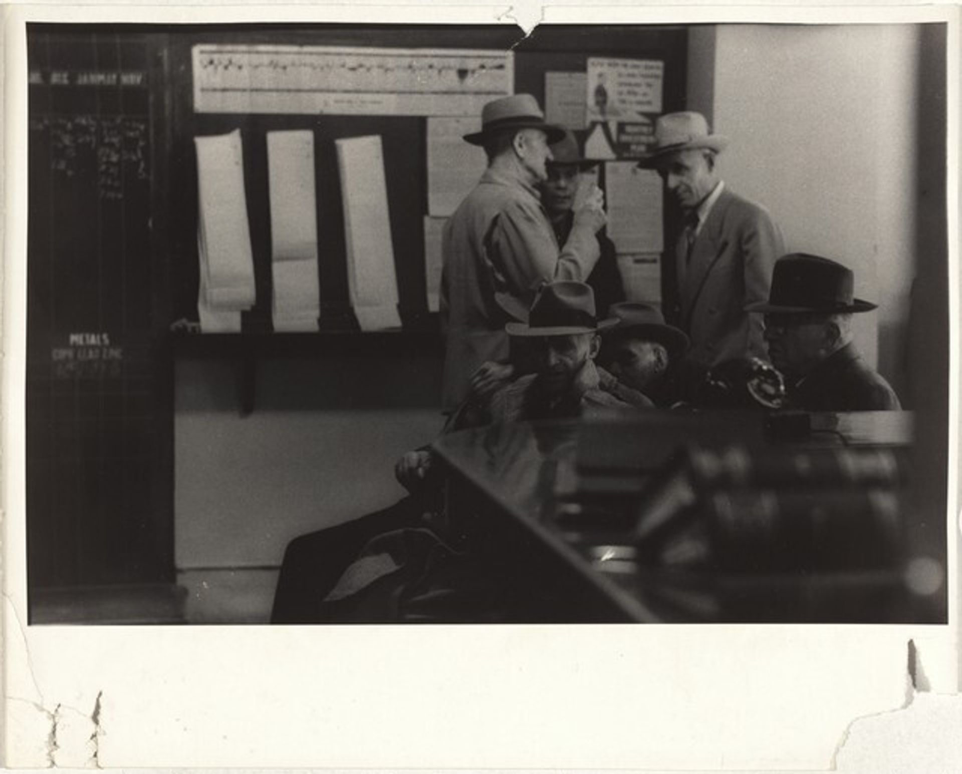 Men, Navy Recruiting Station, Post Office--Butte, Montana by Robert Frank
