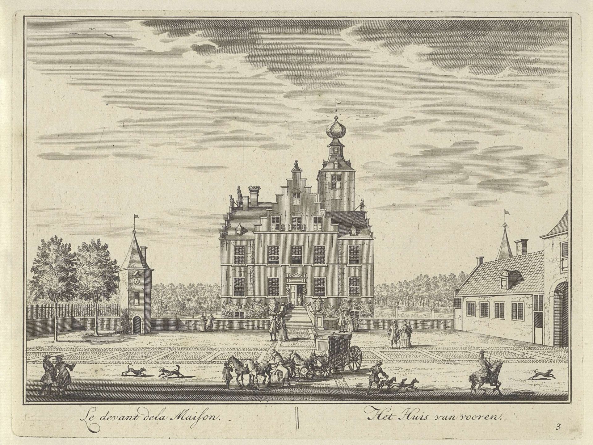 Voorzijde van Kasteel Zuilenstein by Daniël Stopendaal