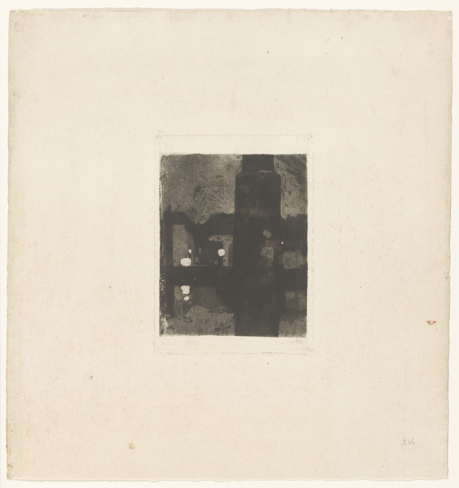 Montelbaanstoren bij avond in Amsterdam by Willem Witsen
