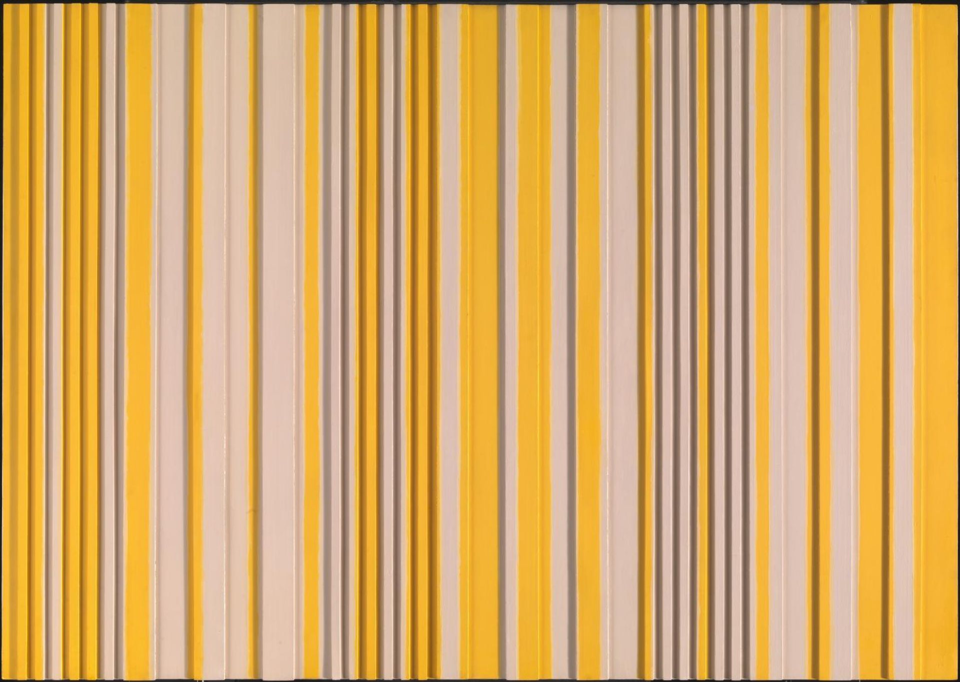 Yellow Grey Relief - Michael Kidner | Artera