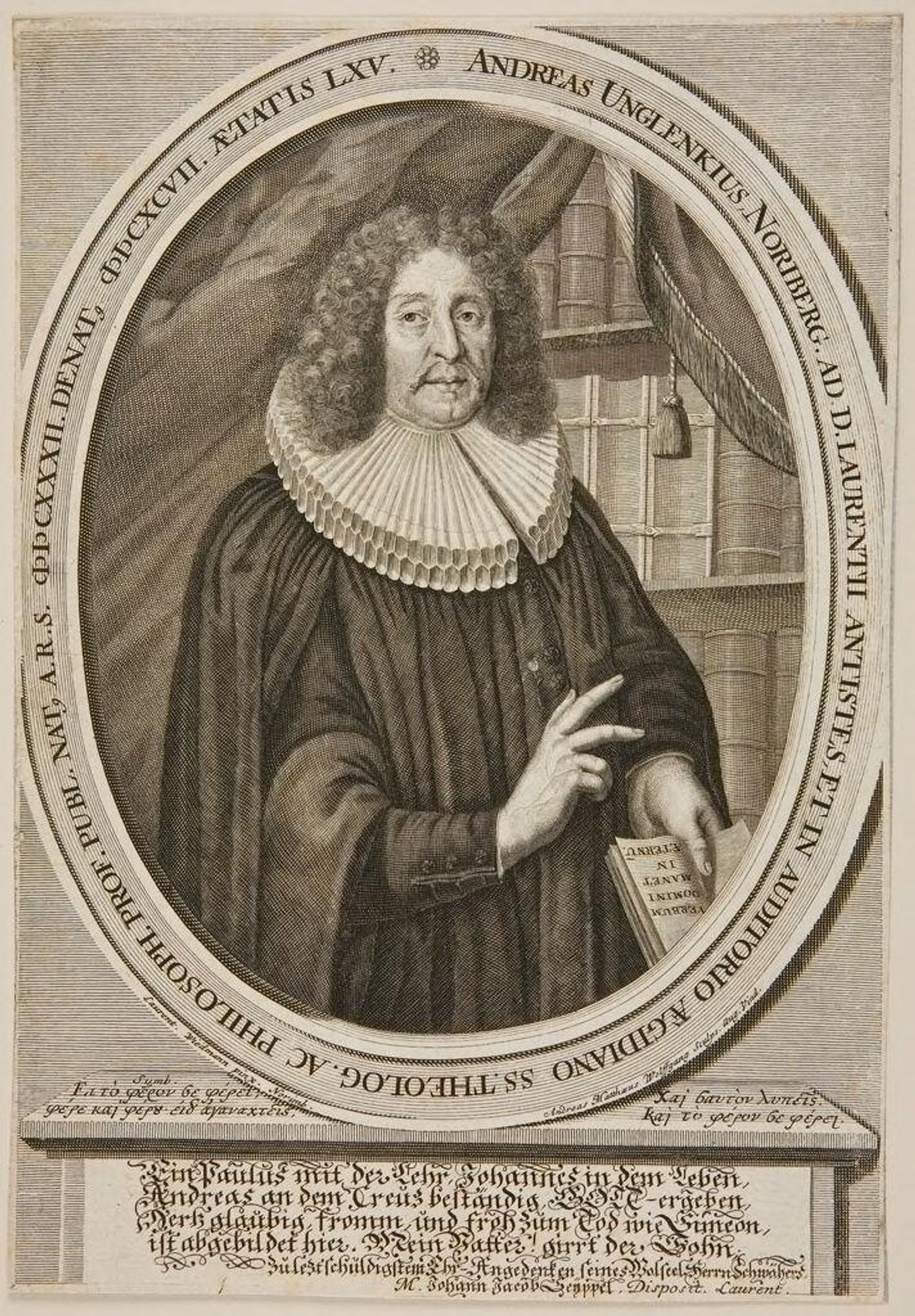 Andreas Unglenkius by Andreas Matthäus Wolfgang