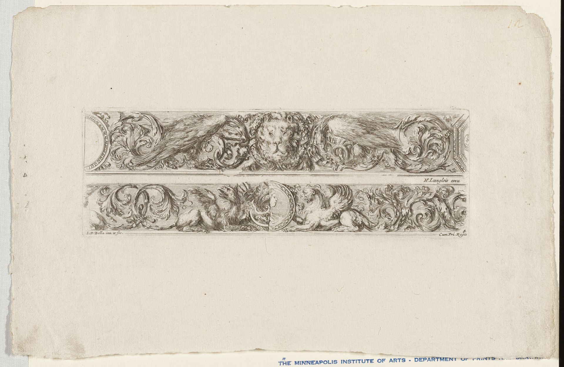 Plate 4 by Stefano della Bella