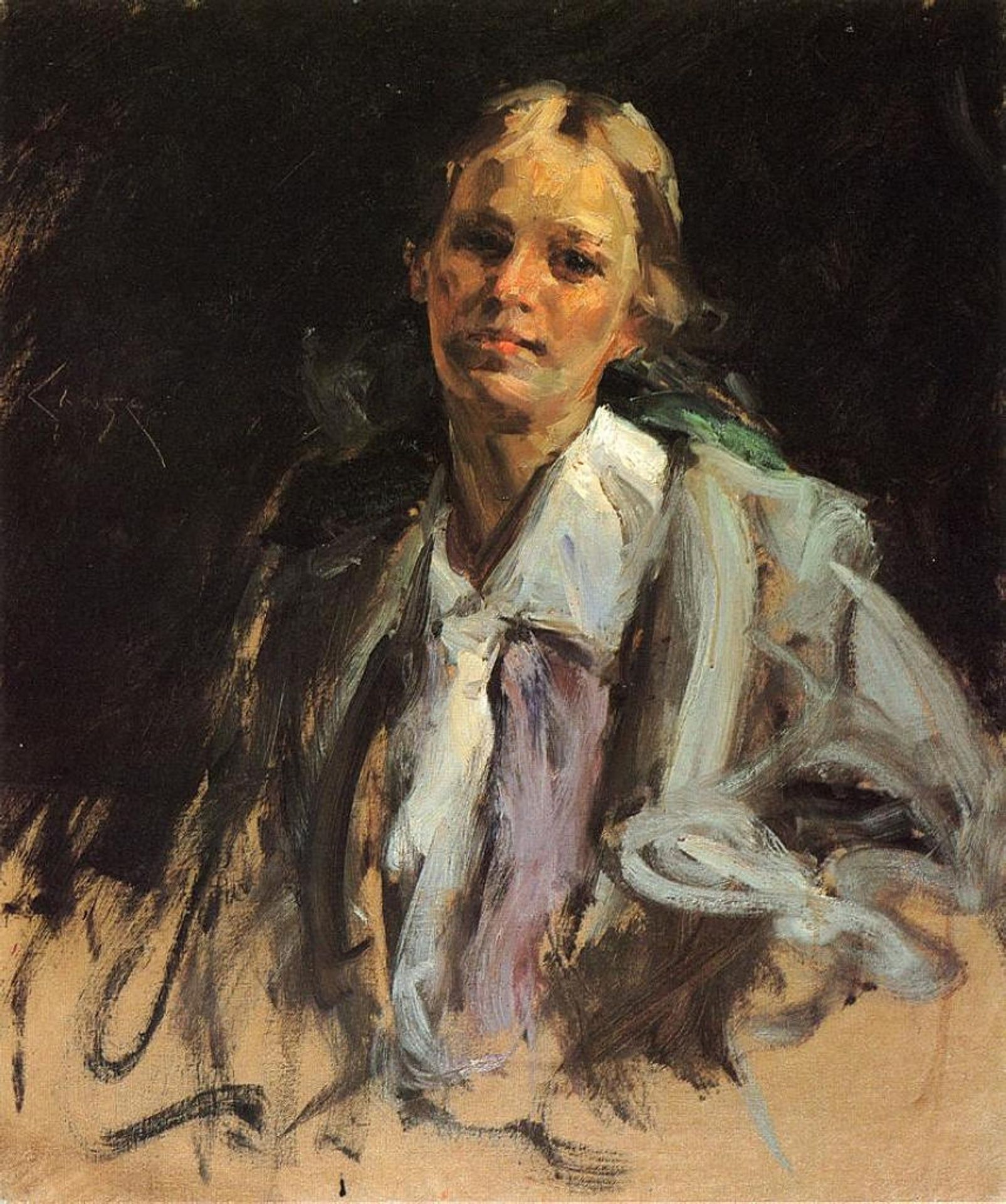 Young Girl by William Merritt Chase