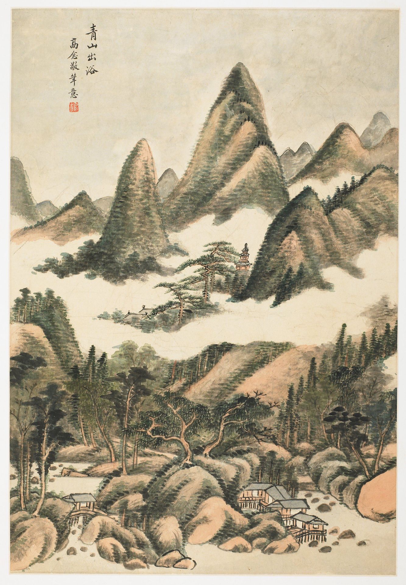 Green Mountain Just After a Bath by Jin Yongxi