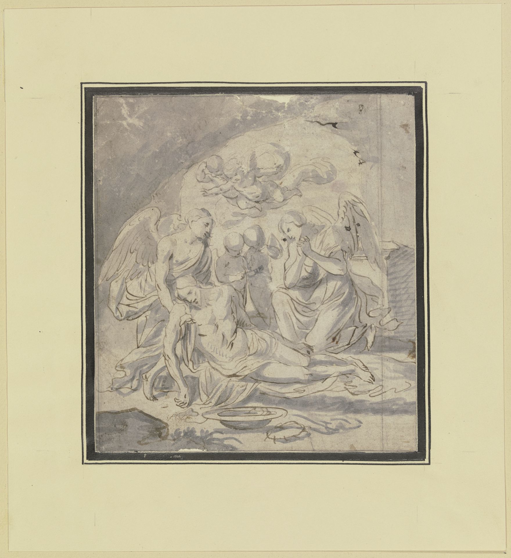 Engel klagen über dem Leichnam Christi by Johann Christoph Storer