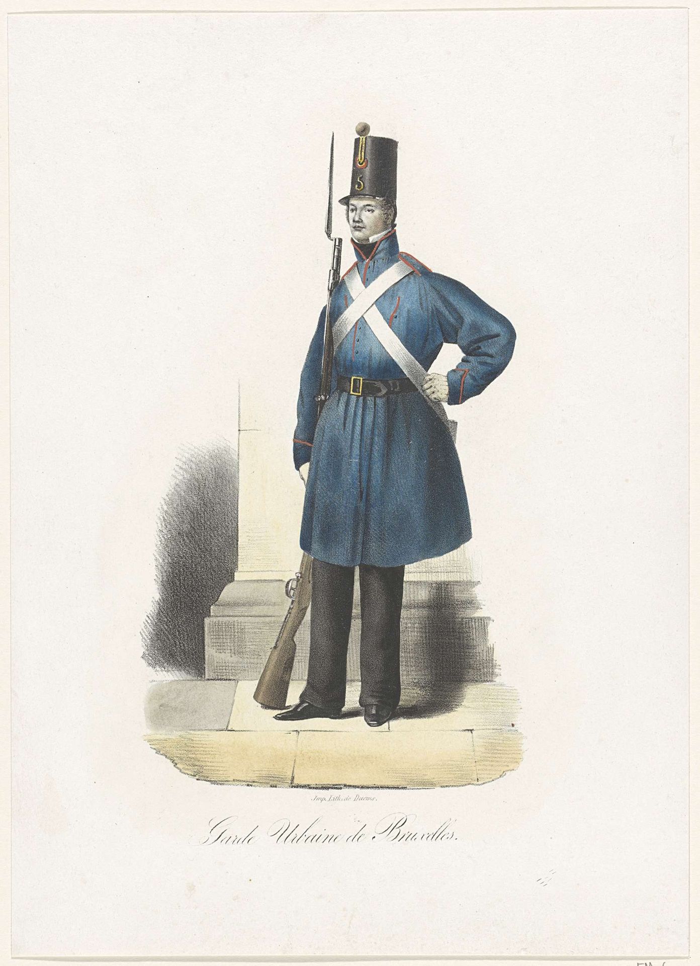 Belgische stadswacht, 1830 by Anonymous
