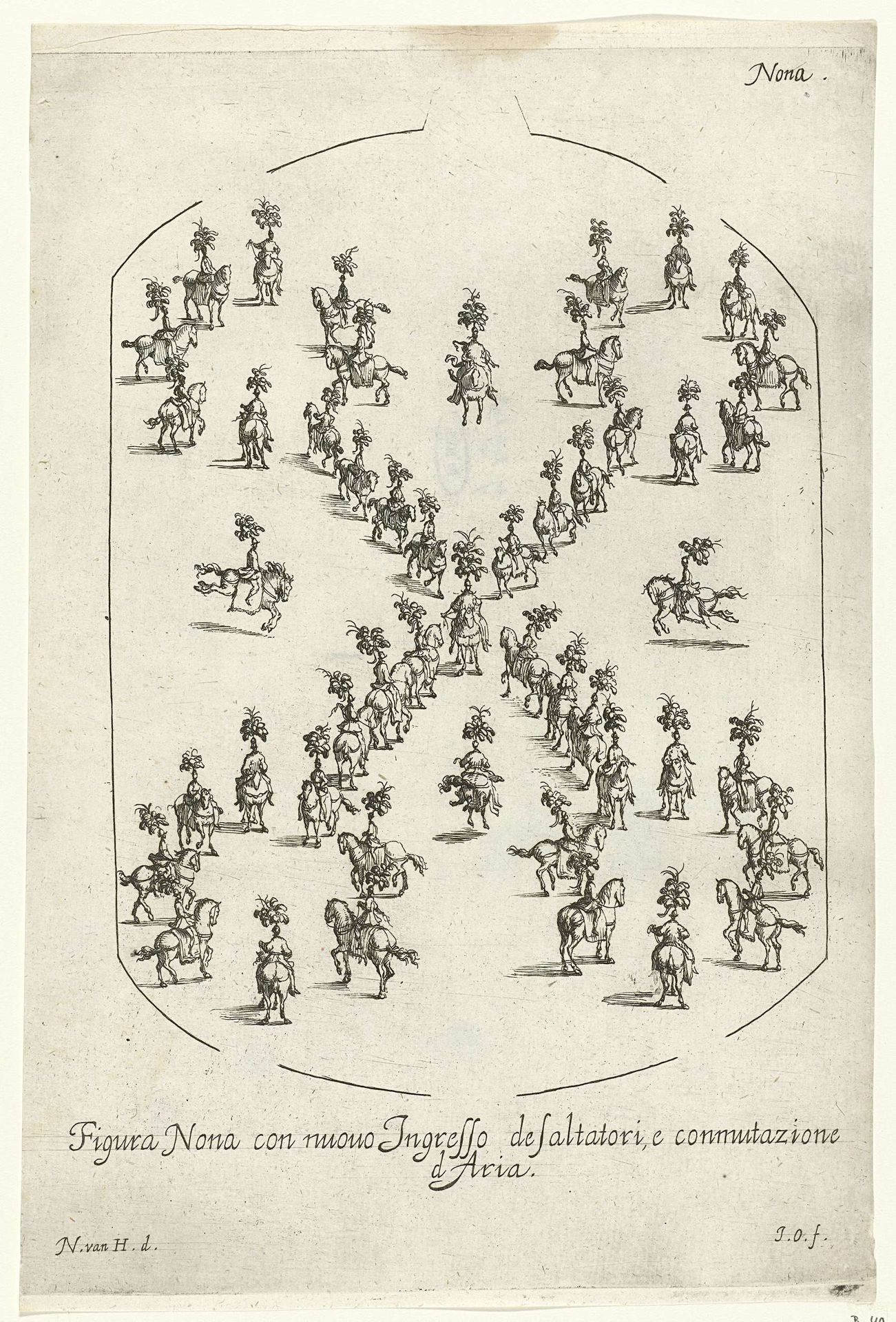 Ruiterformaties (Nona) by Jan van Ossenbeeck