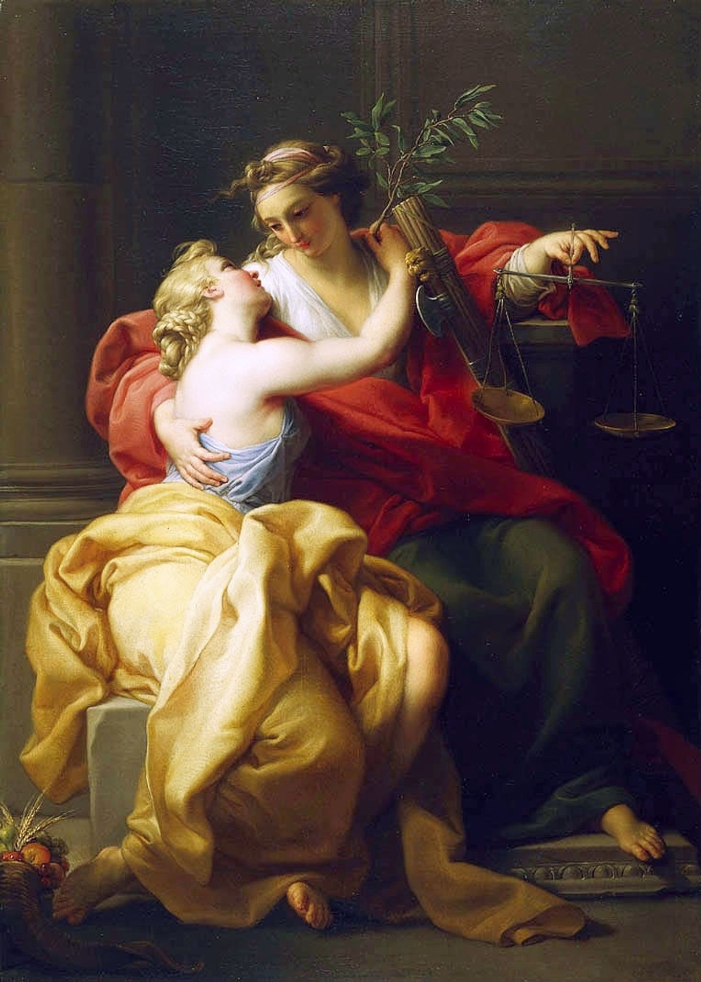 Peace and Justice by Pompeo Batoni