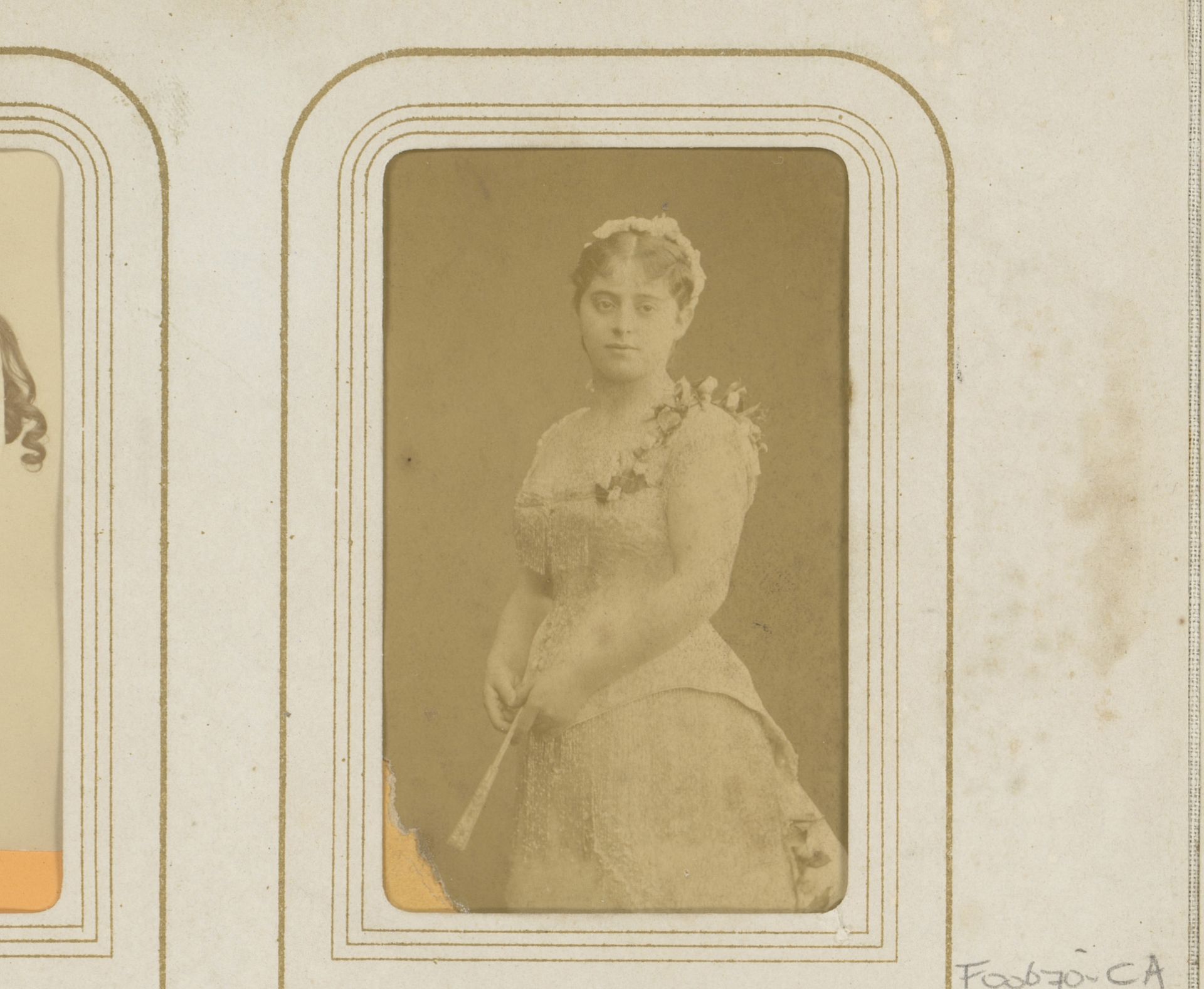 Portret van Marie Heilbron by Nadar