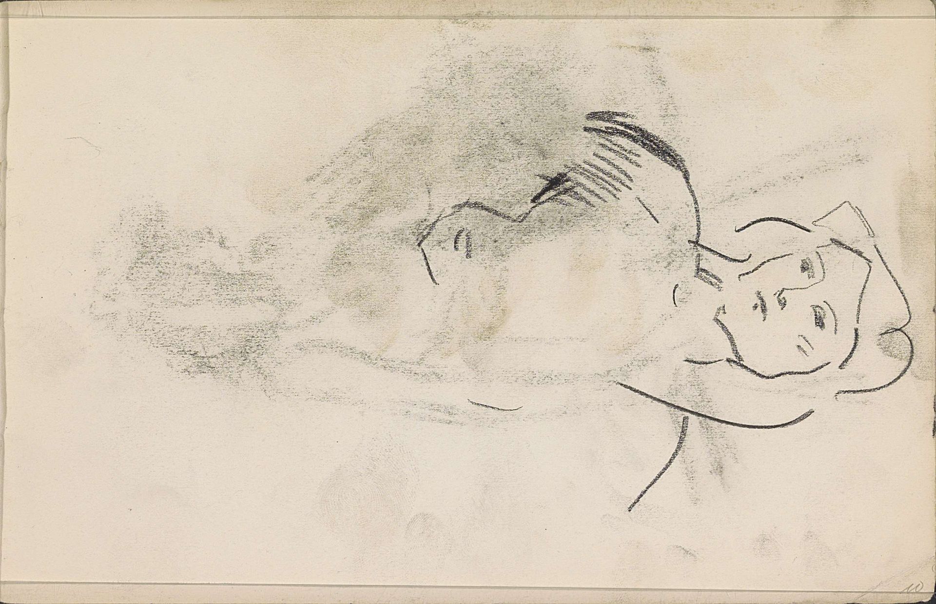 Vrouwelijk naakt by Isaac Israels