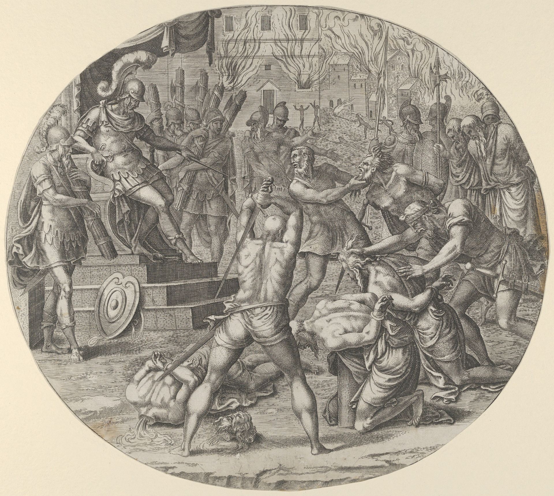 Wrath, from the 'Seven Deadly Sins' by Léon Davent