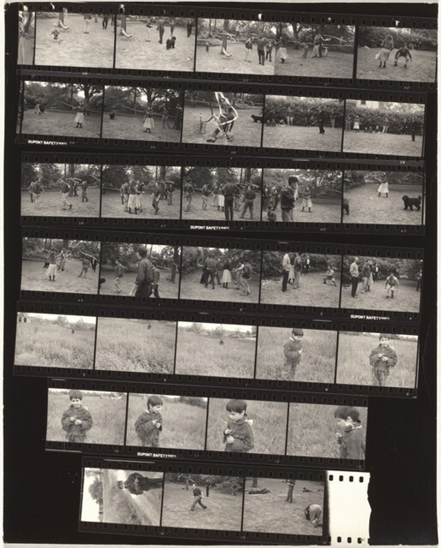 Allan Kaprow's party no number by Robert Frank