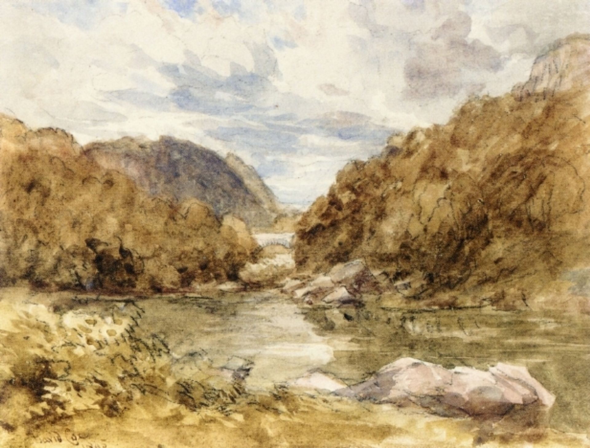 Pont-Y-Pair, near Bettwys-Y-Coed, North Wales by David Cox
