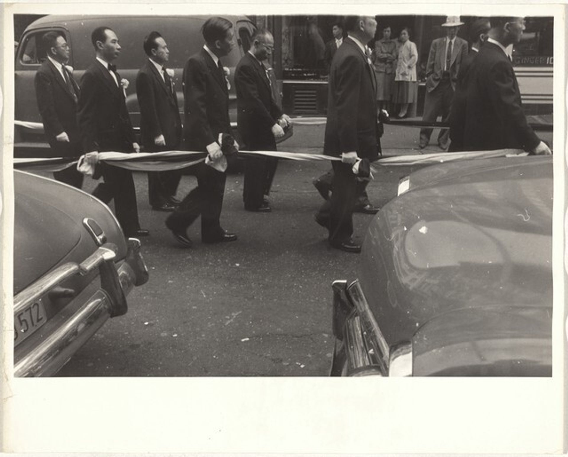 Funeral procession--San Francisco by Robert Frank