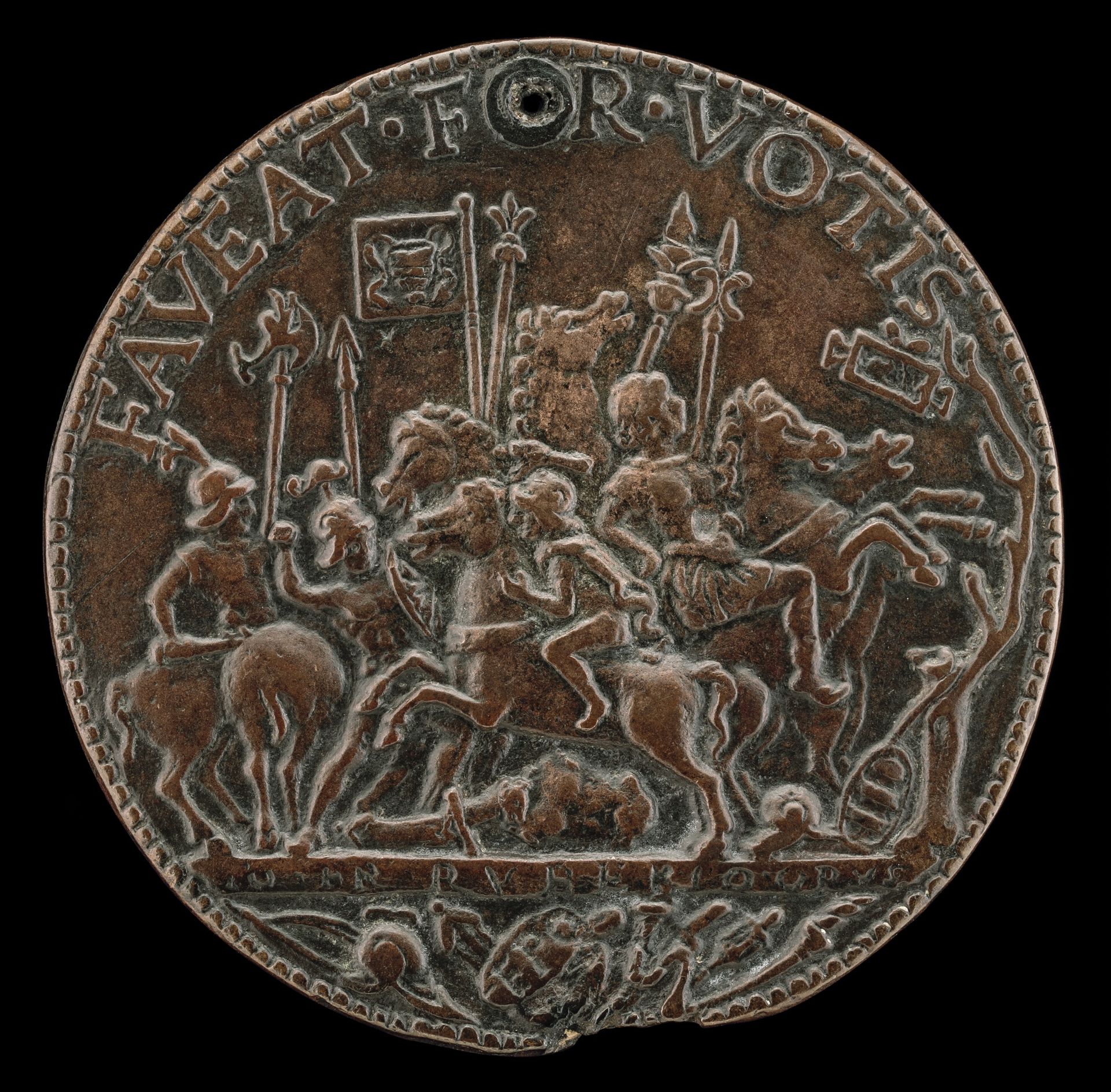 Battle Scene [reverse] by Gianfrancesco Ruberti della Grana