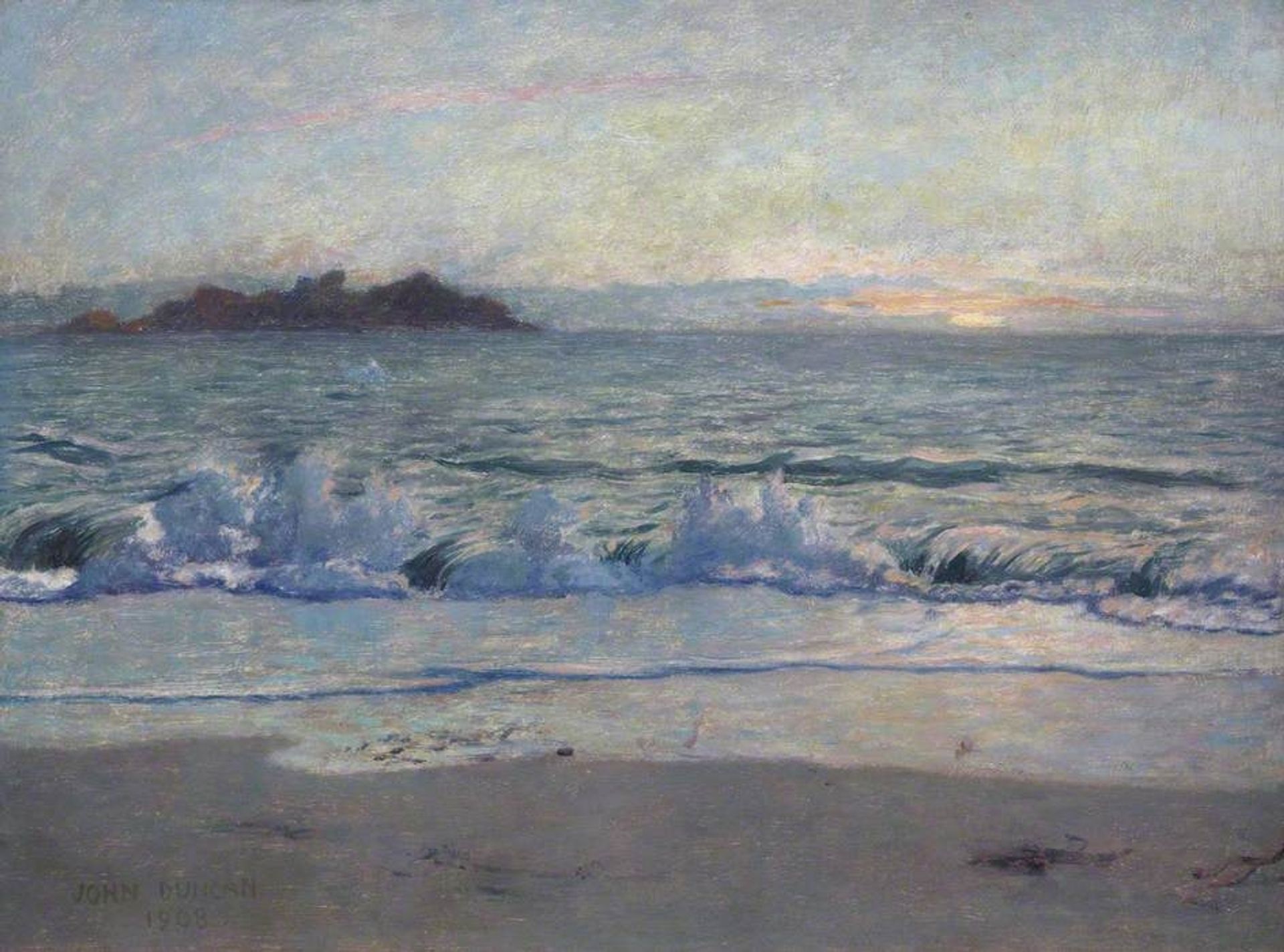 Seascape. Sunset by John Duncan
