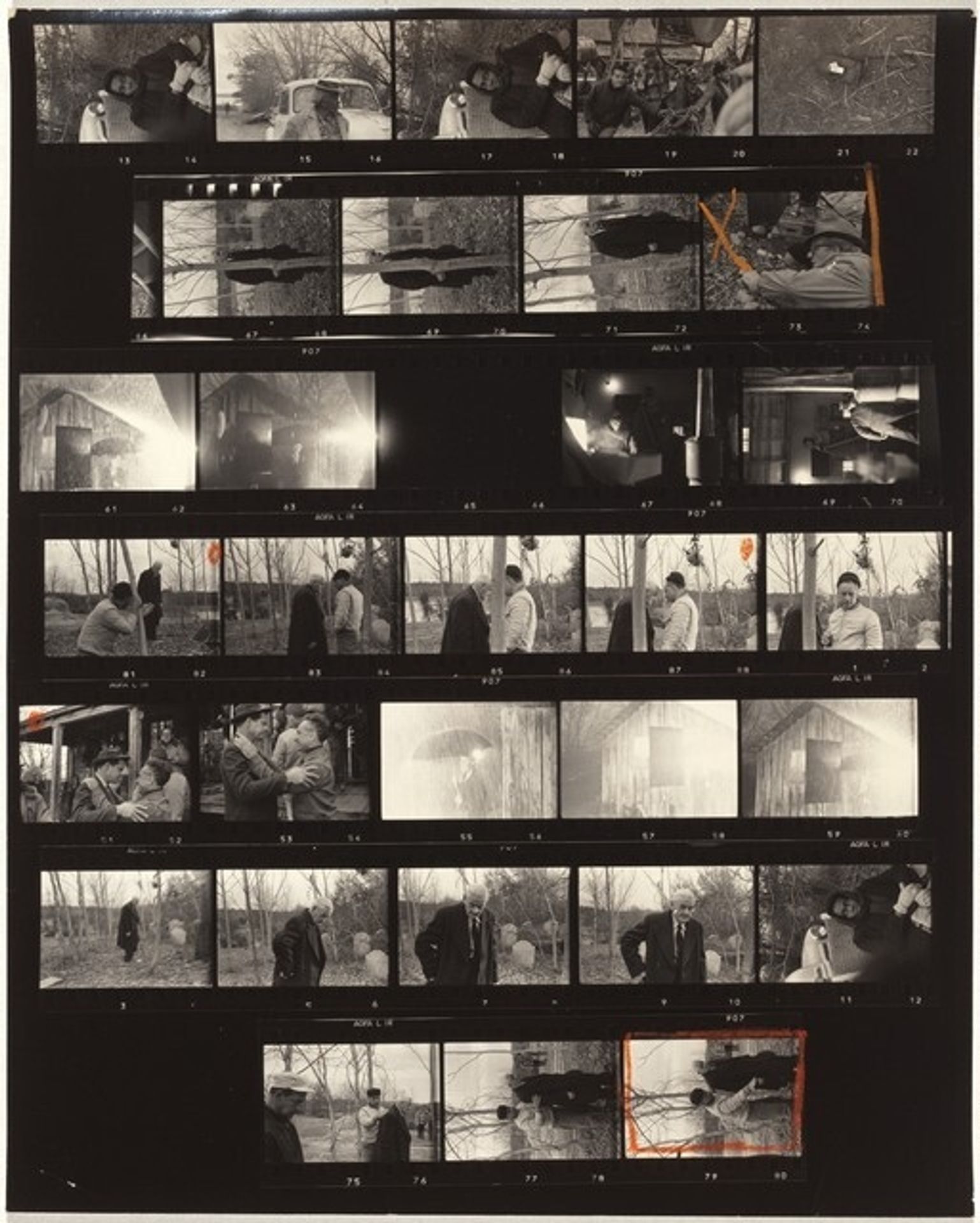 Filming Elia Kazan's "Wild River"--Tennessee 11 by Robert Frank