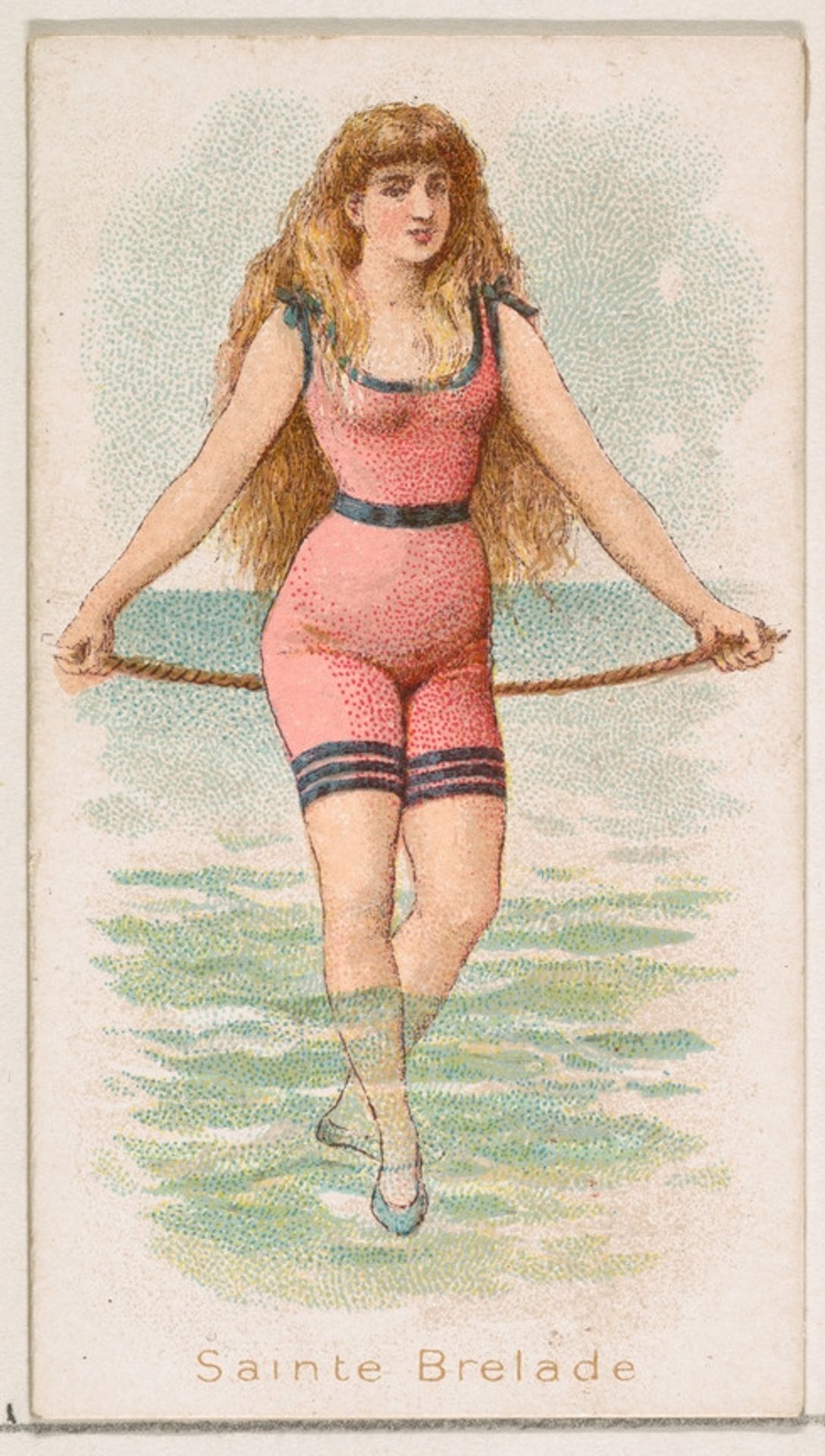 Sainte Brelade, from the Fancy Bathers series (N187) issued by Wm. S. Kimball & Co. by William S. Kimball & Company