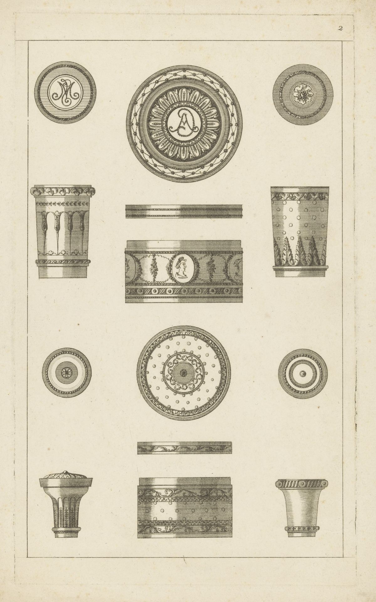 Juwelendozen, knoppen en zegels by Jean Baptiste Fay