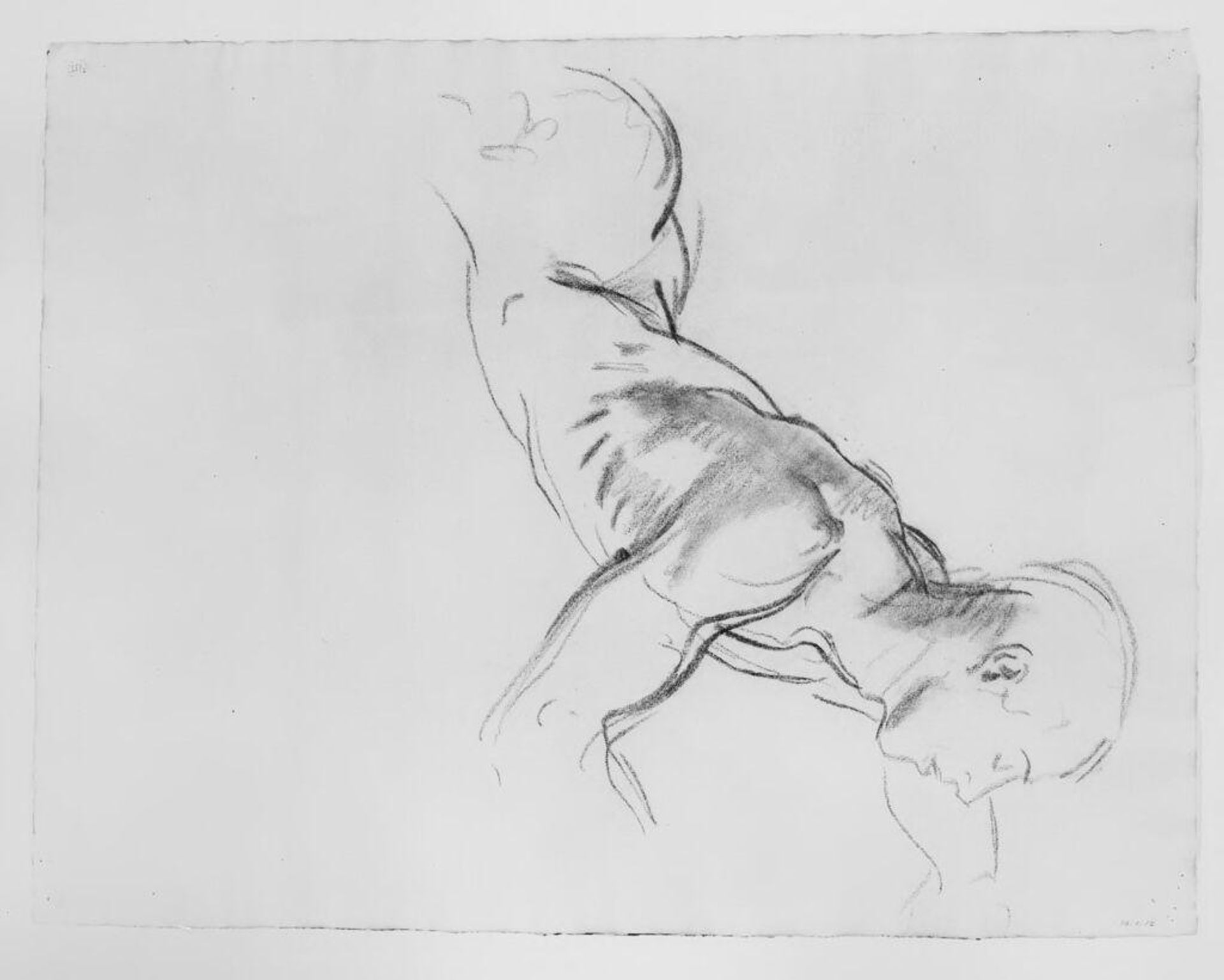Study of Eros for "Eros and Psyche," Museum of Fine Arts, Boston by John Singer Sargent