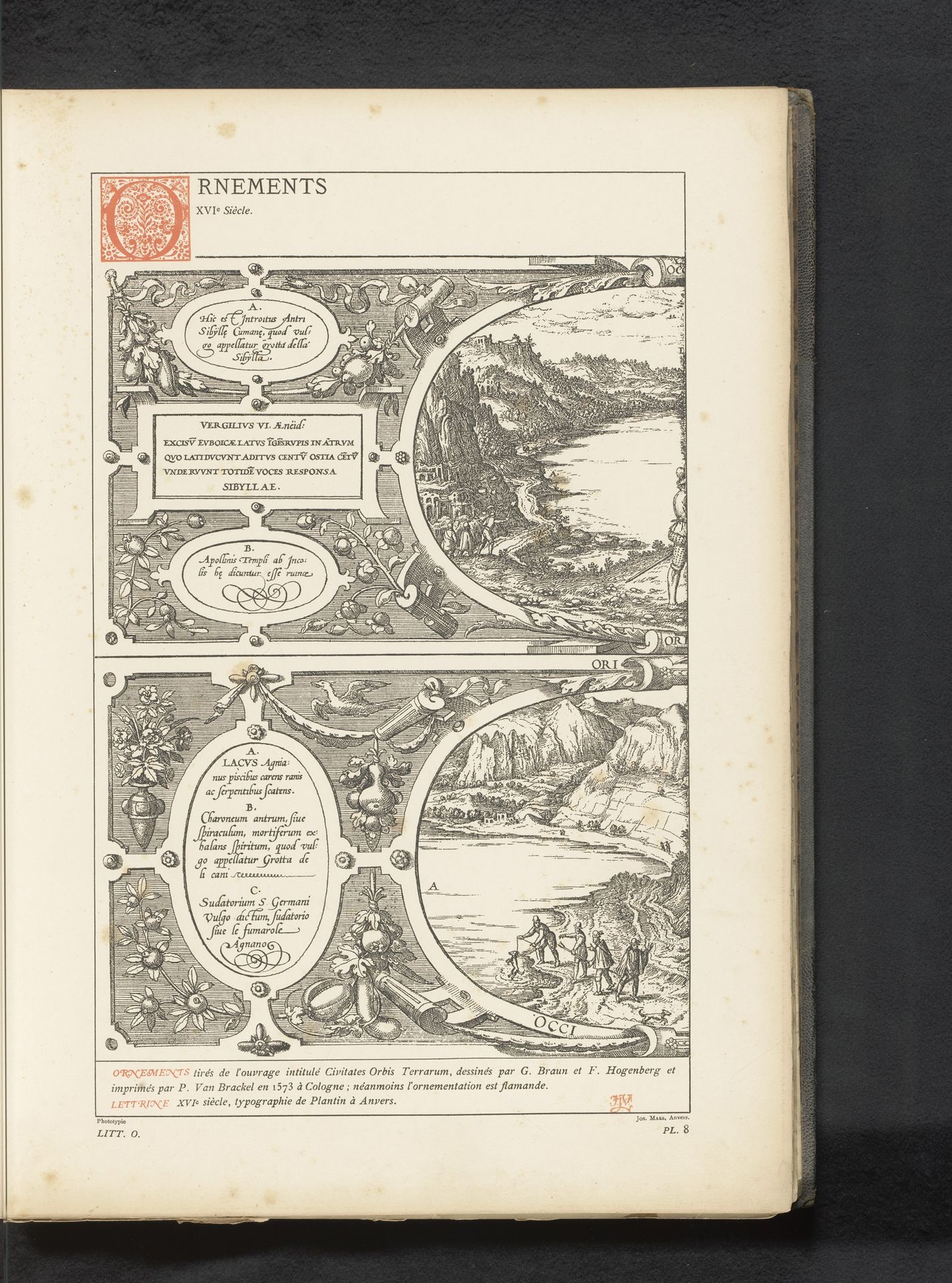 Reproductie van een prent uit Civitates Orbis Terrarum by Anonymous