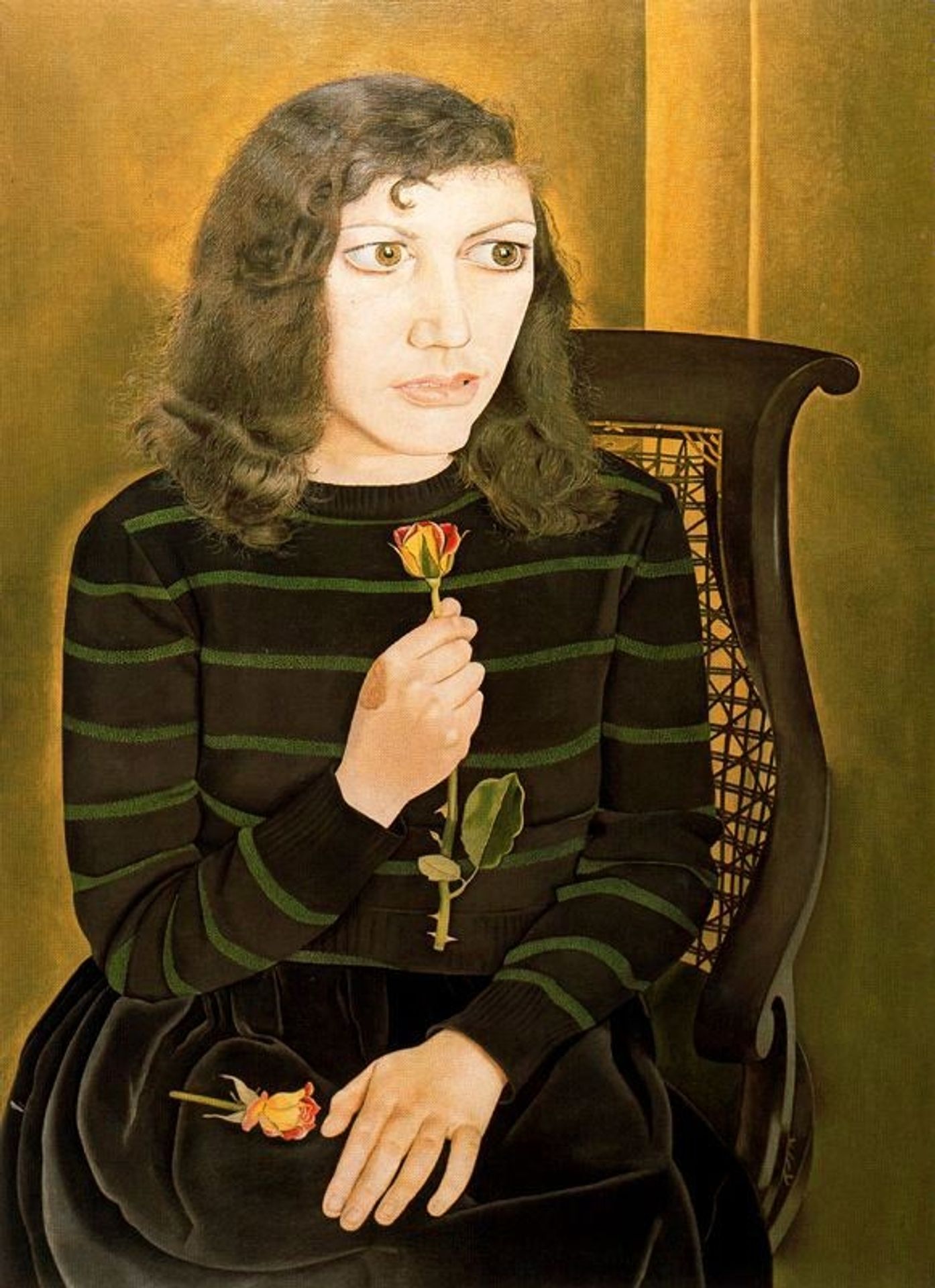 Girl with Roses - Lucian Freud | Artera | AskArtera