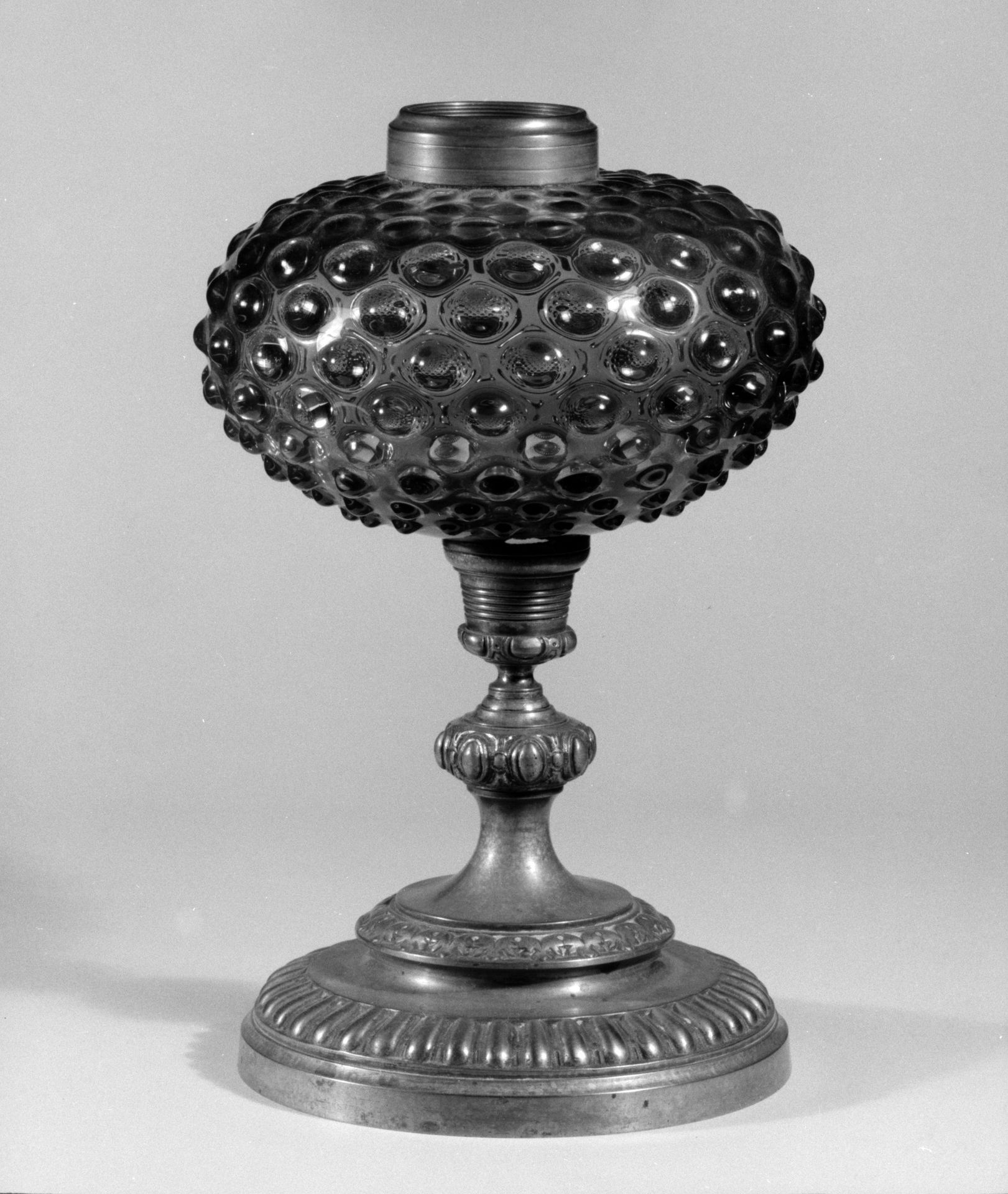 Hobnail Lamp by Hobbs, Brockunier and Company