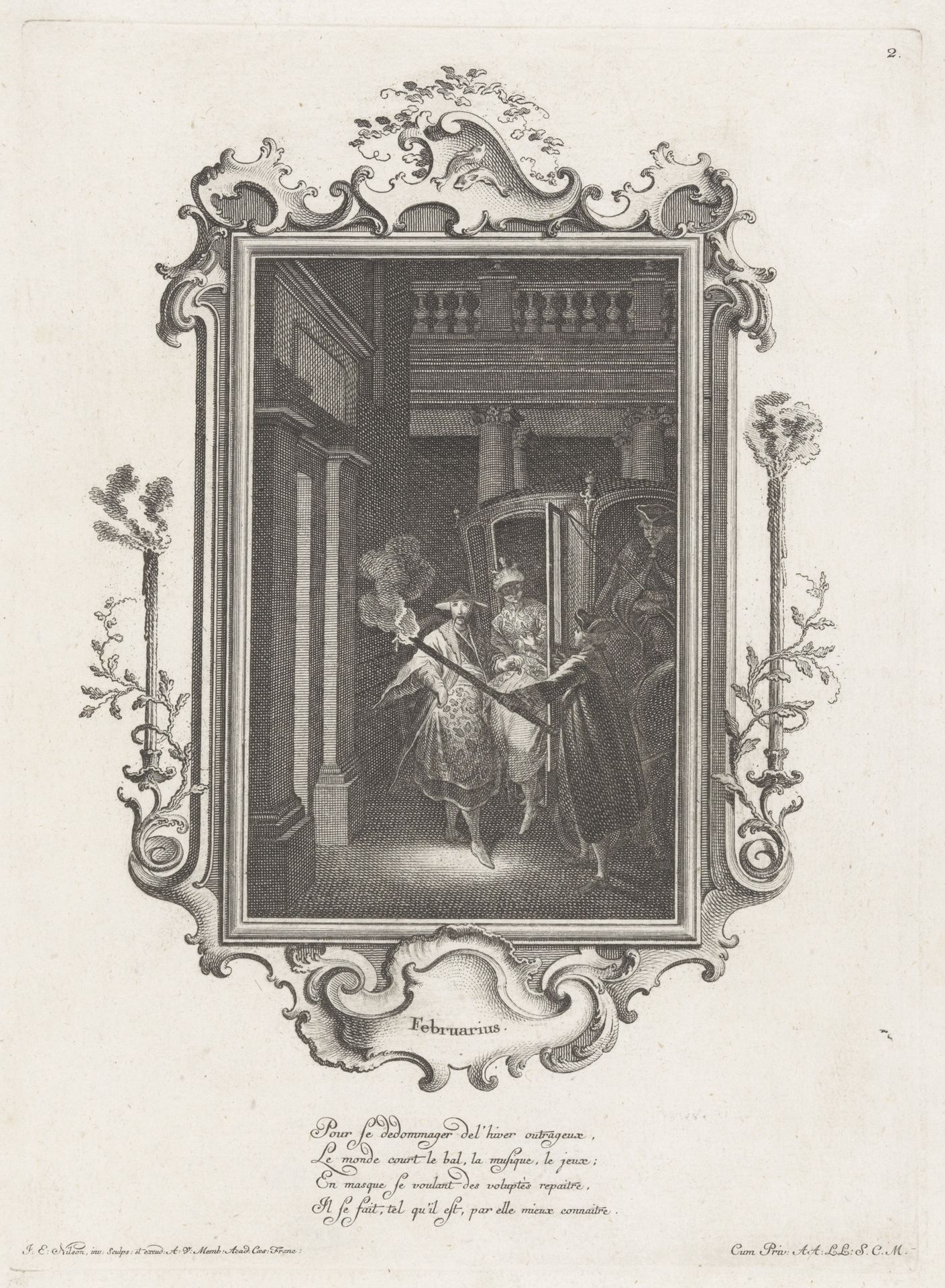 Februari by Johann Esaias Nilson