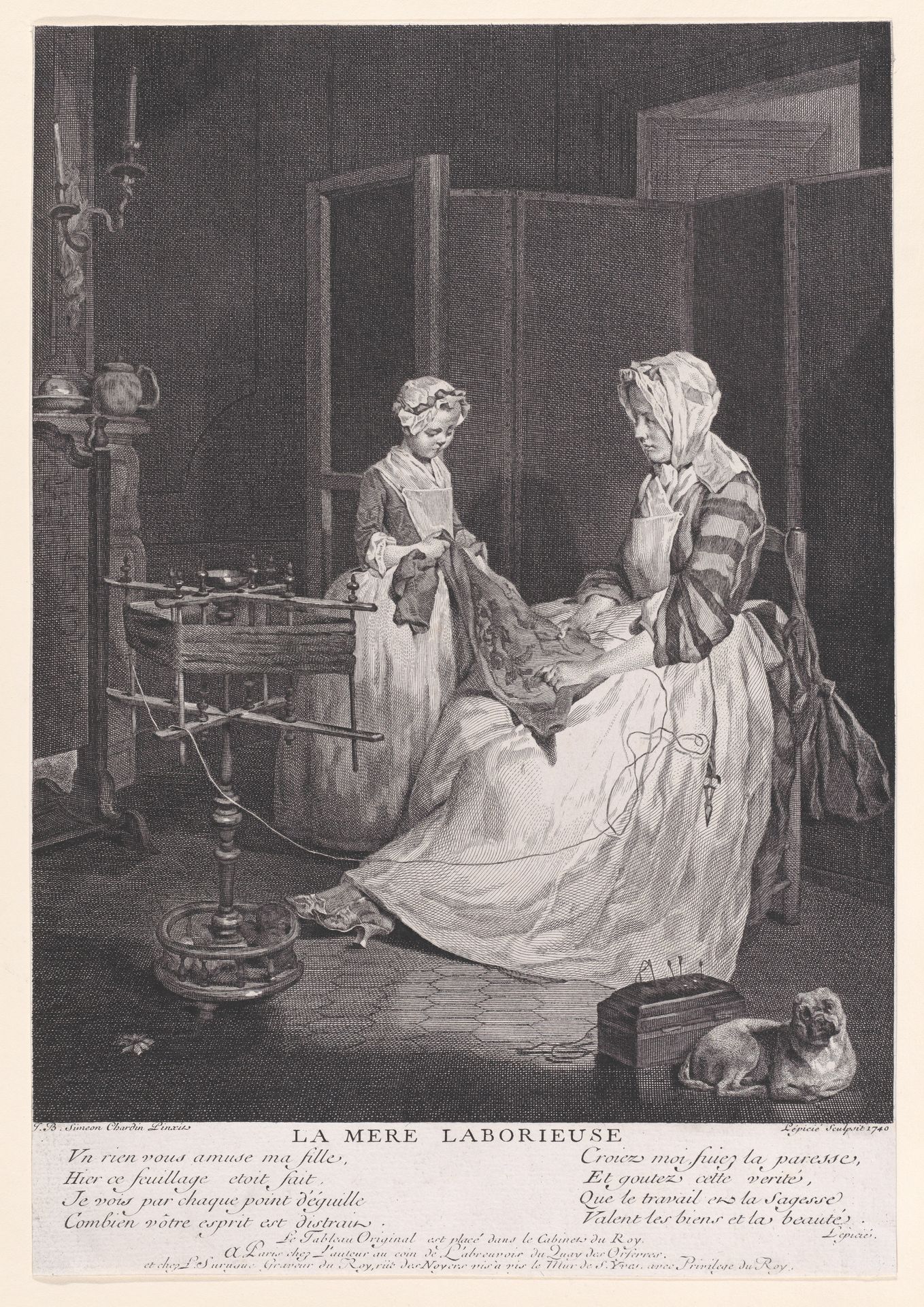 The Working Mother by Bernard Lepicié