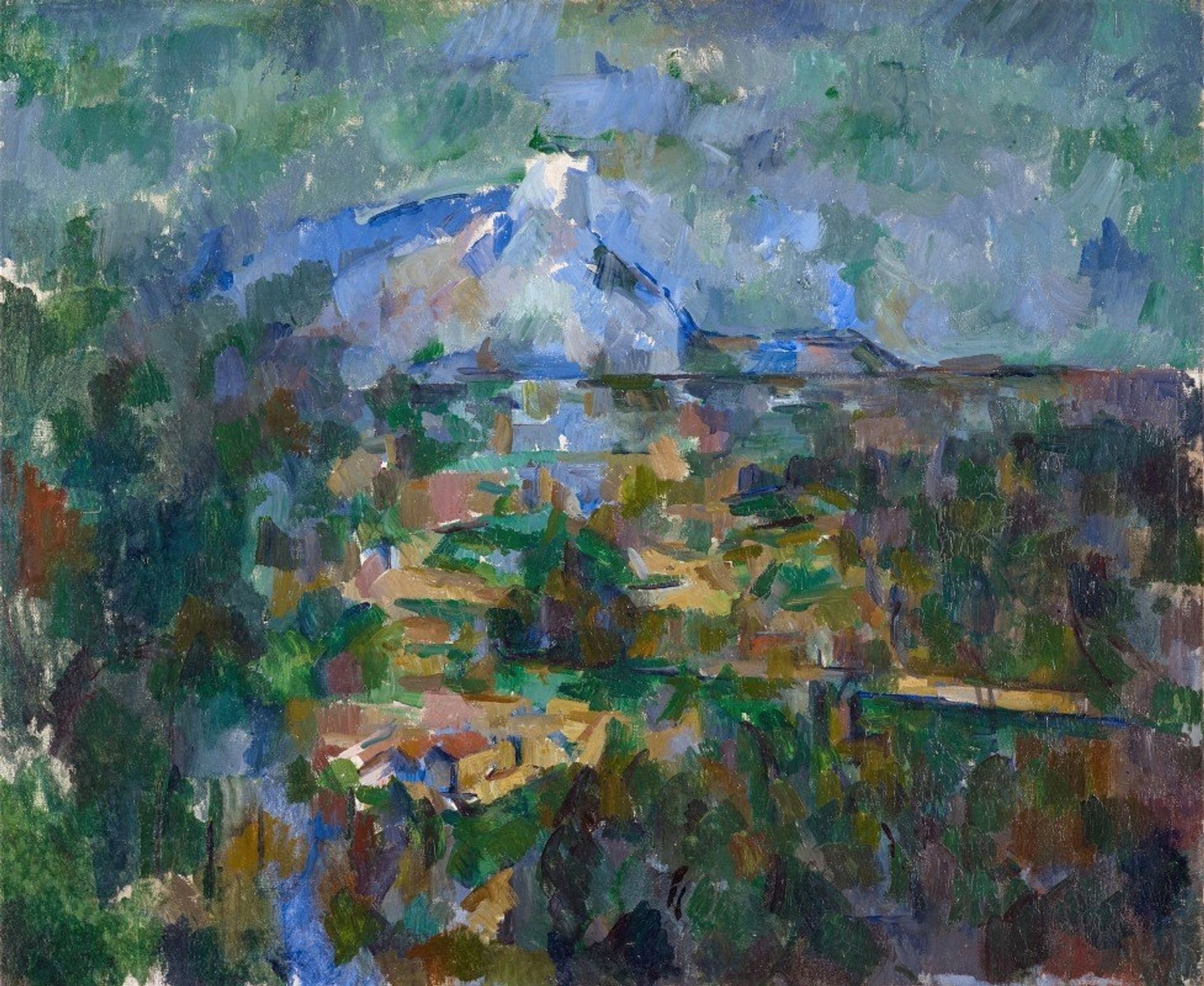 The Mont Sainte-Victoire Seen From Les Lauves by Paul Cézanne