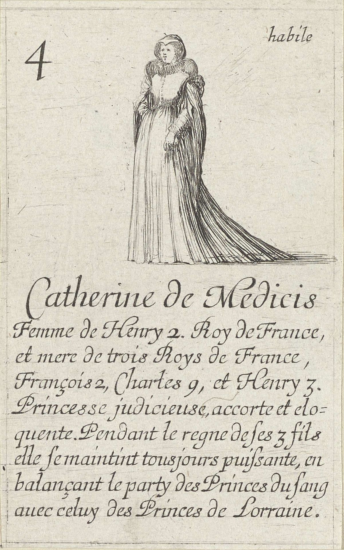 Catharina de' Medici by Stefano della Bella