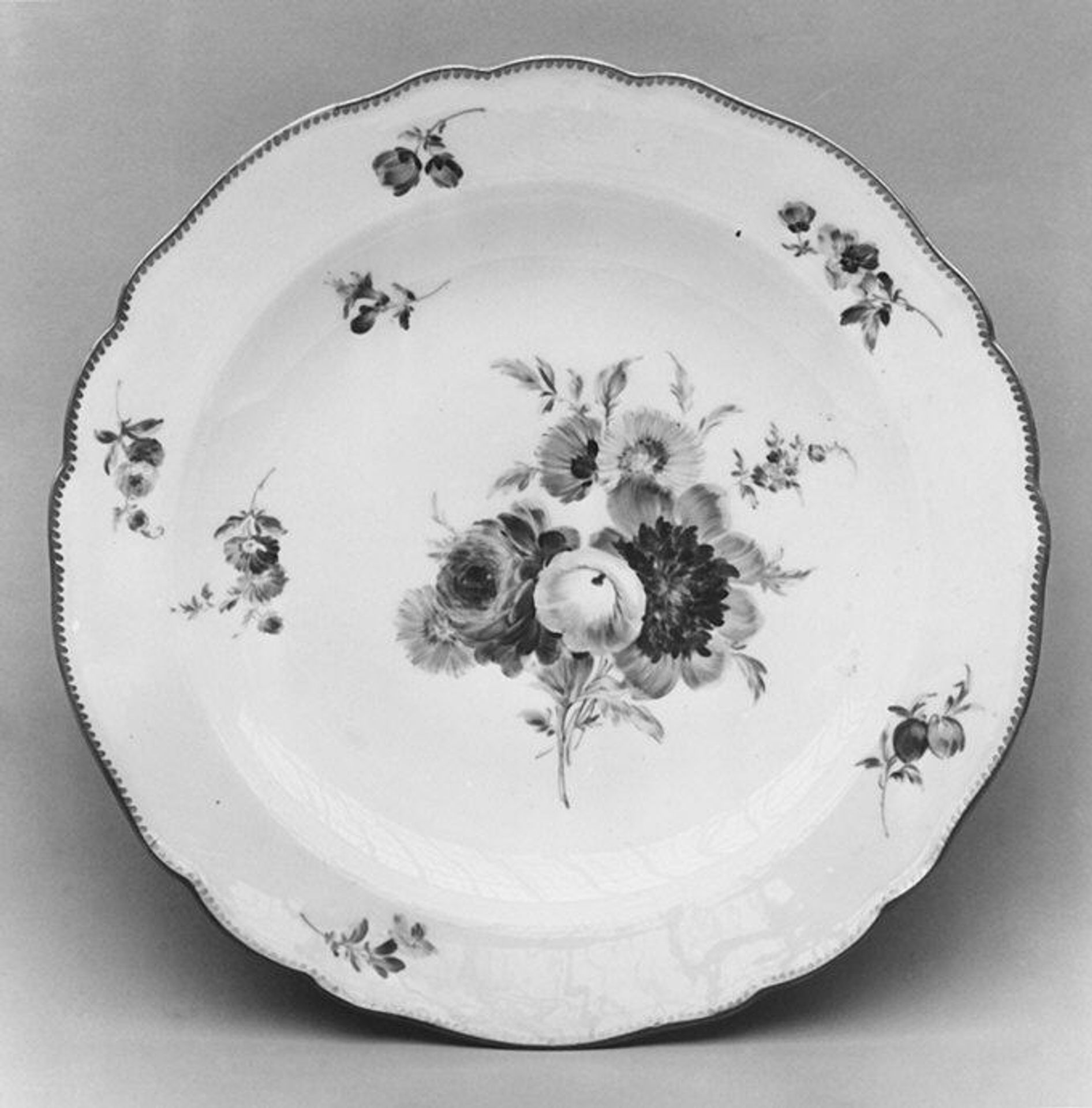 Plate by Meissen Manufactory