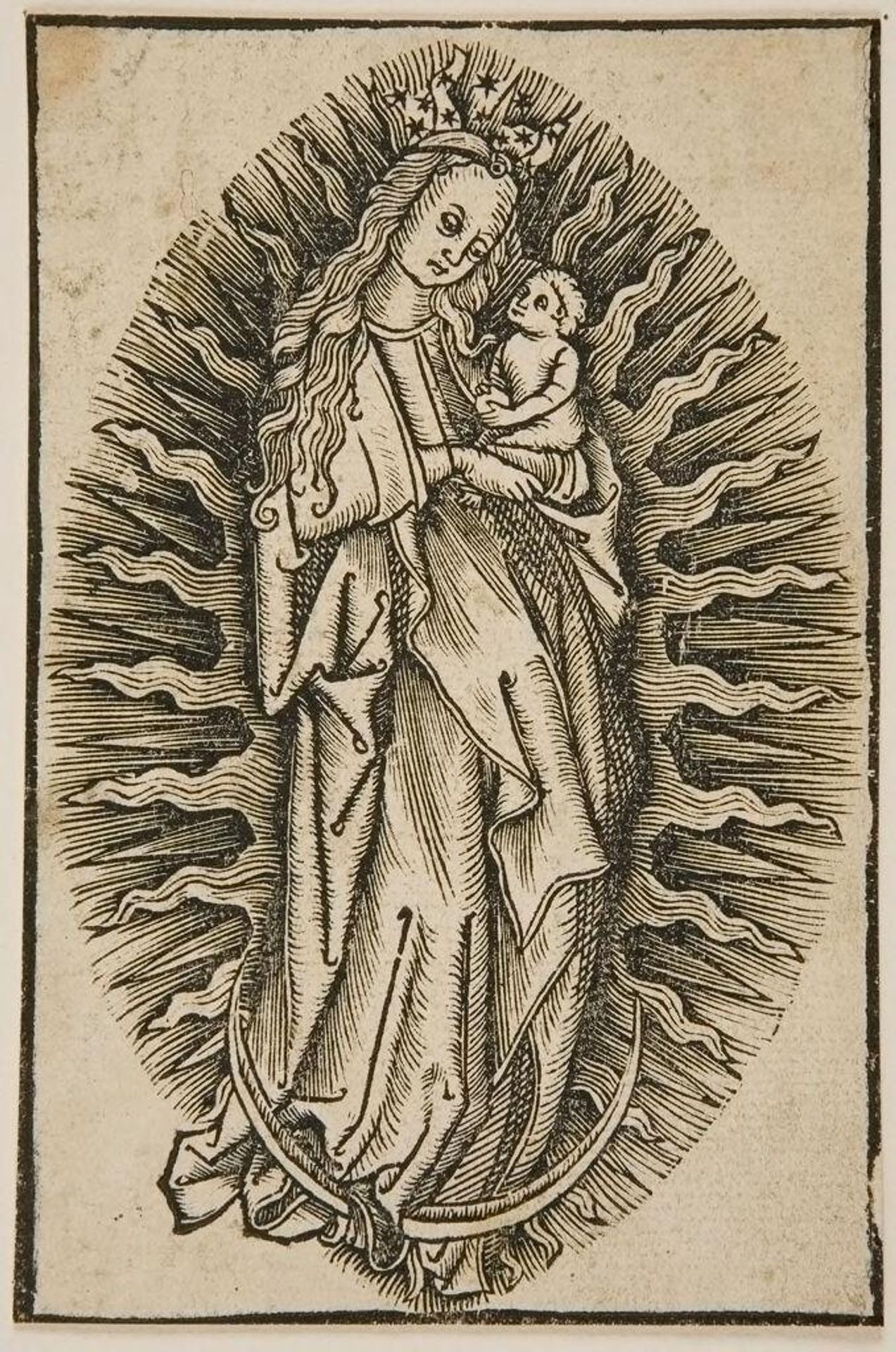 Madonna Standing on a Crescent by Anonymous