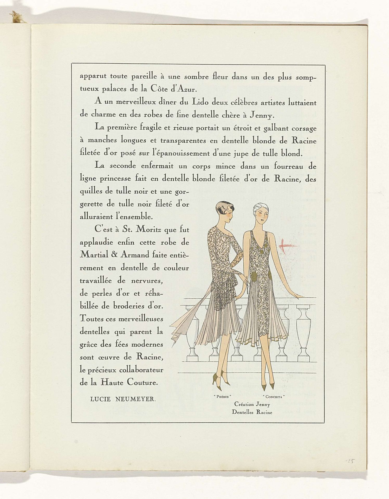 Art - Goût - Beauté, Feuillets de l' élégance féminine, Novembre 1928, No. 99, 9e Année, p. 25 by Anonymous