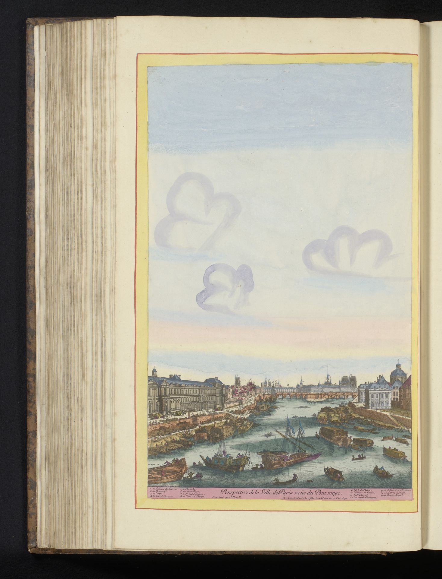 Gezicht op de Seine en Île de la Cité vanaf Pont Rouge by Aldert Meyer