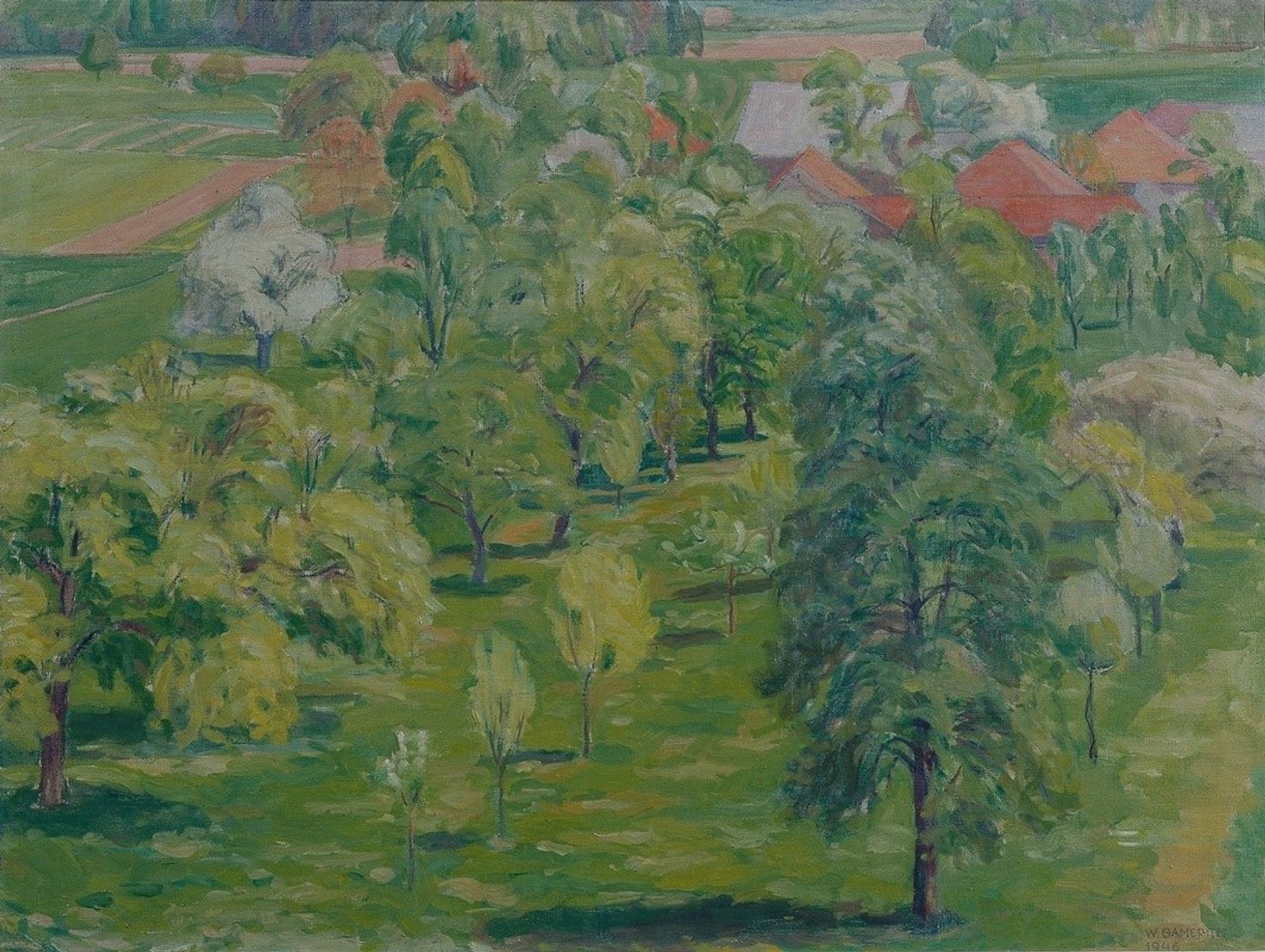 Frühling am Attersee by Walther Gamerith