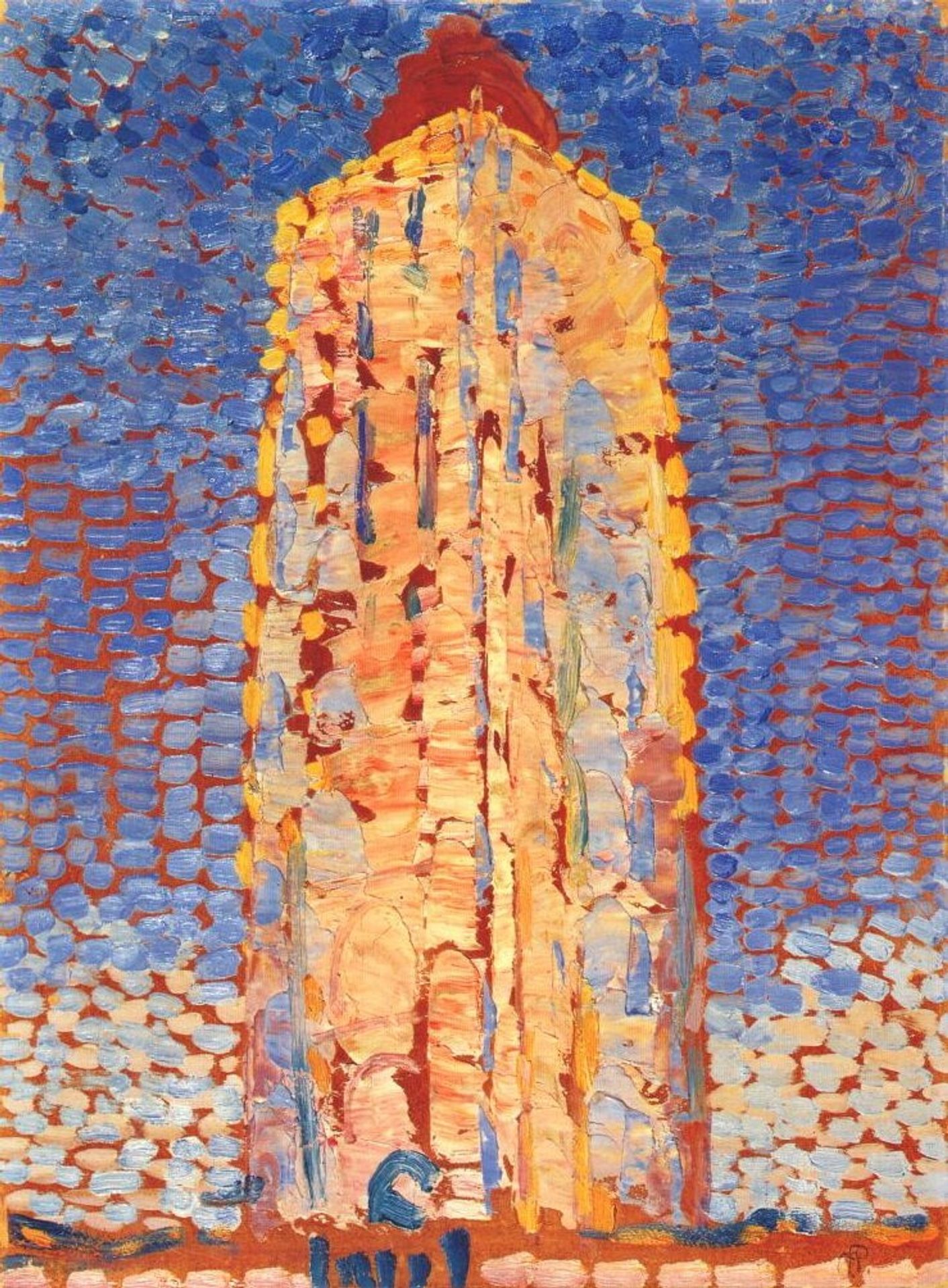 Lighthouse in Westkapelle by Piet Mondrian