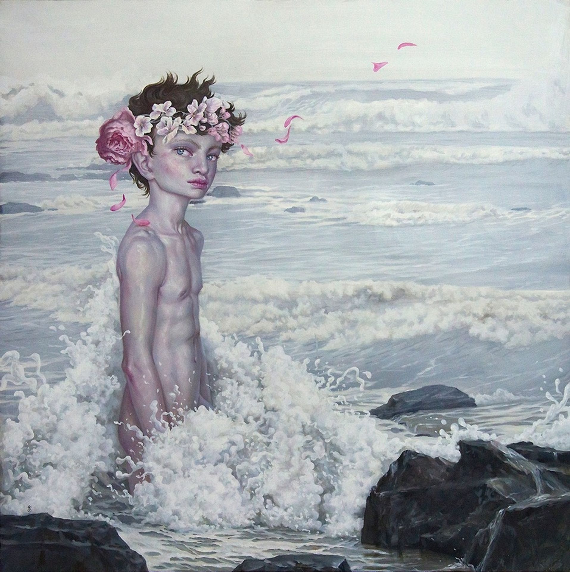 Birth of a Boygod by Jana Brike