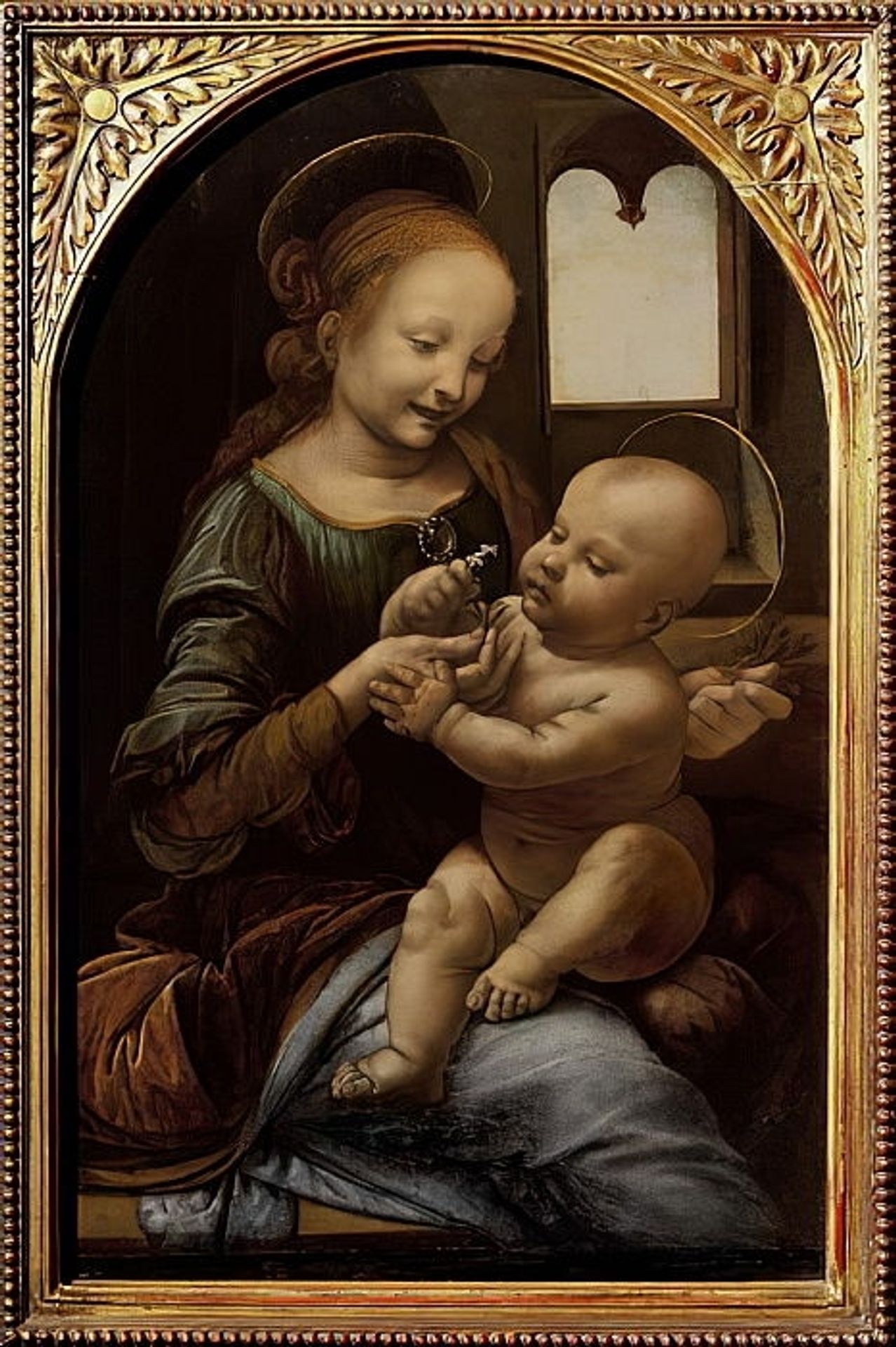 Madonna with a Flower (Madonna Benois) by Leonardo da Vinci