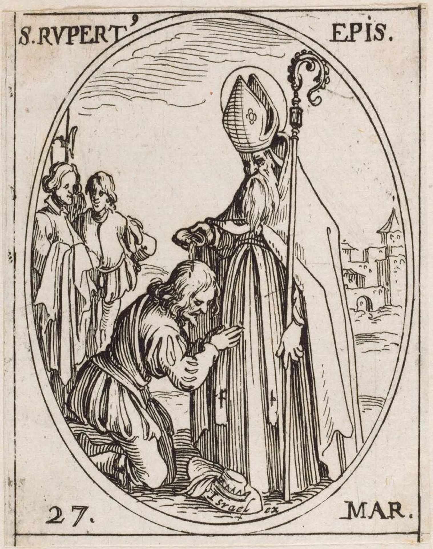 Saint Rupert by Jacques Callot
