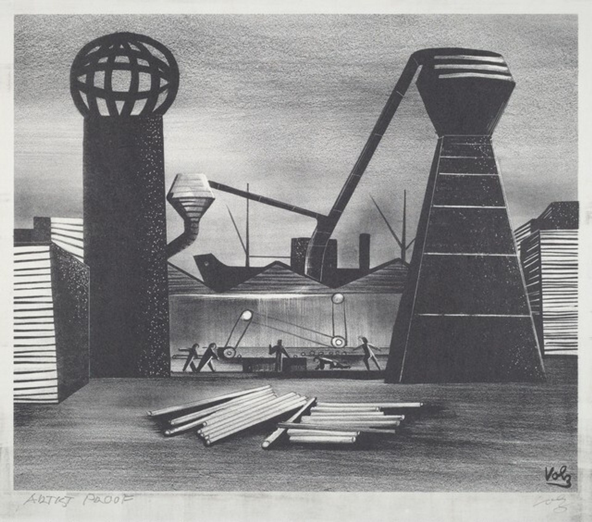 Lumberyard by Herman Volz