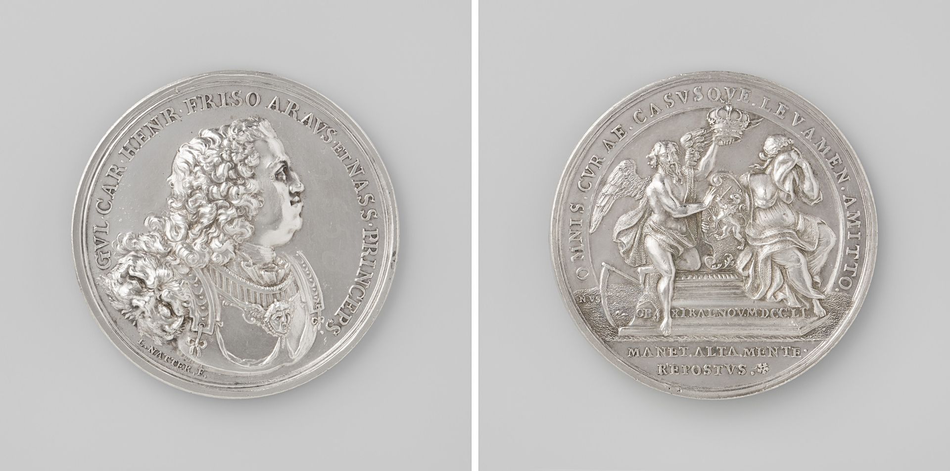 Overlijden van Willem IV by Johann Lorenz Natter