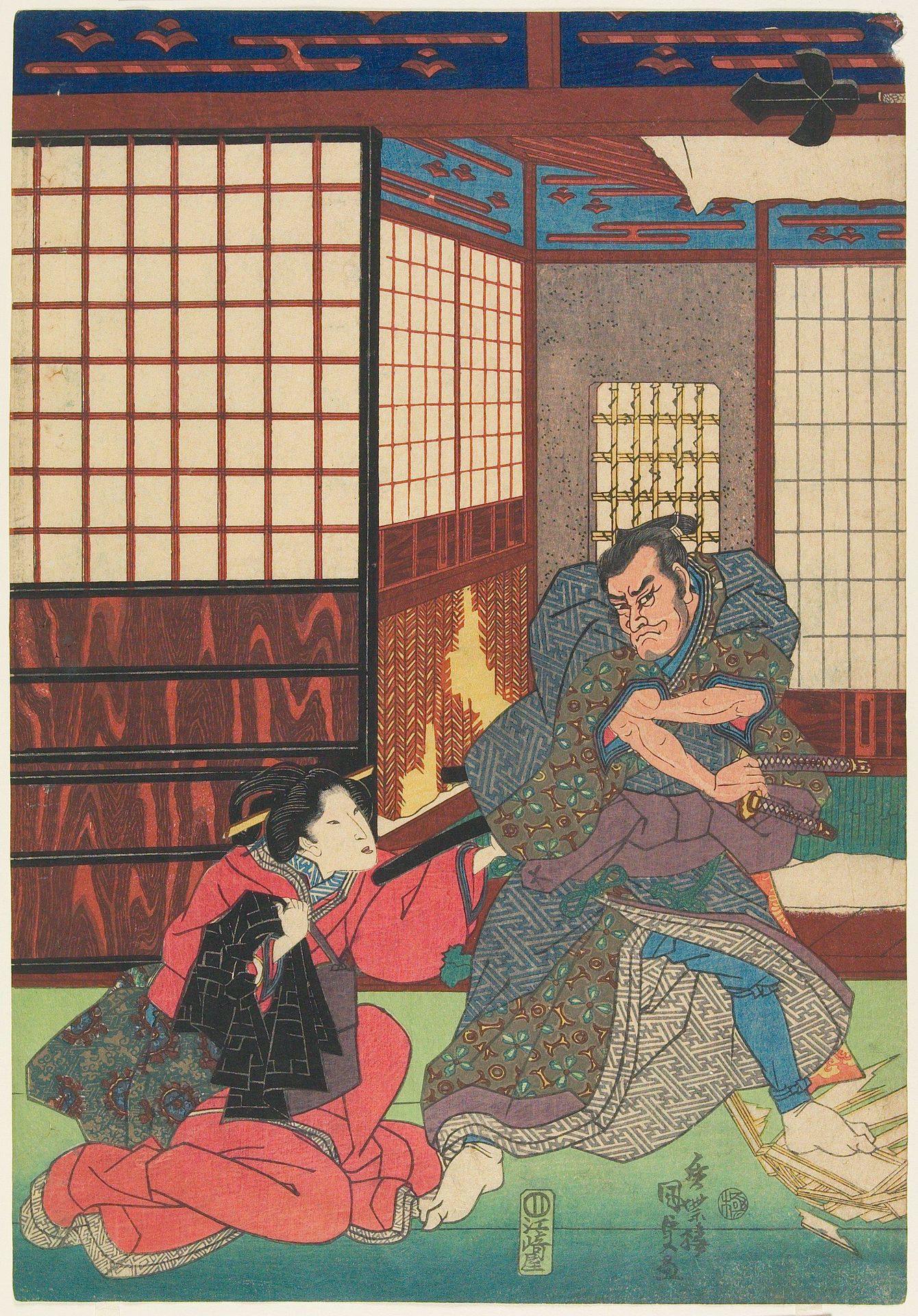 Act 9 by Utagawa Kunisada
