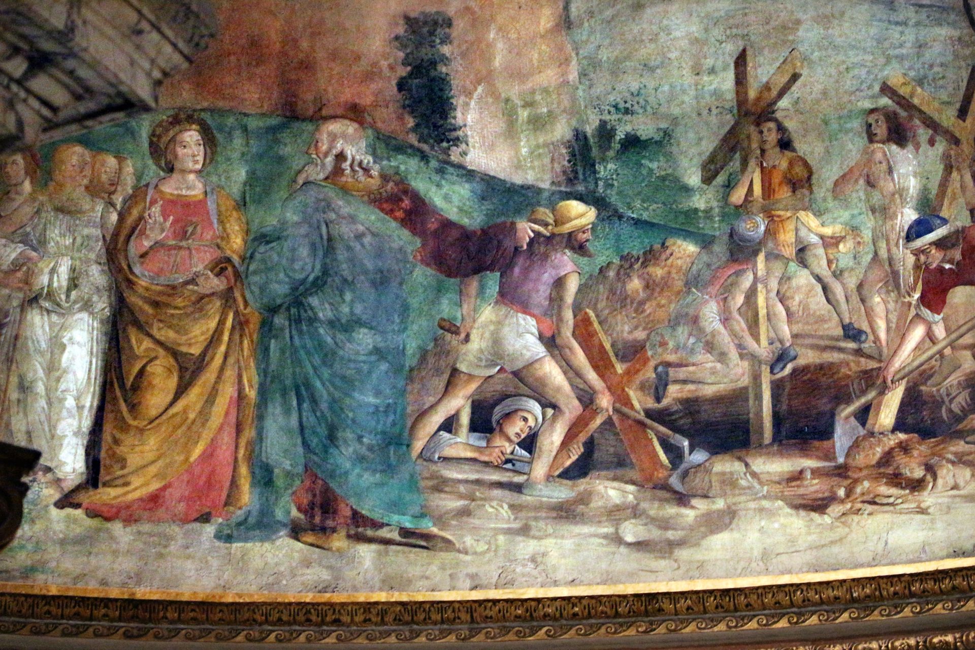 Stories of the Holy Cross by Antoniazzo Romano
